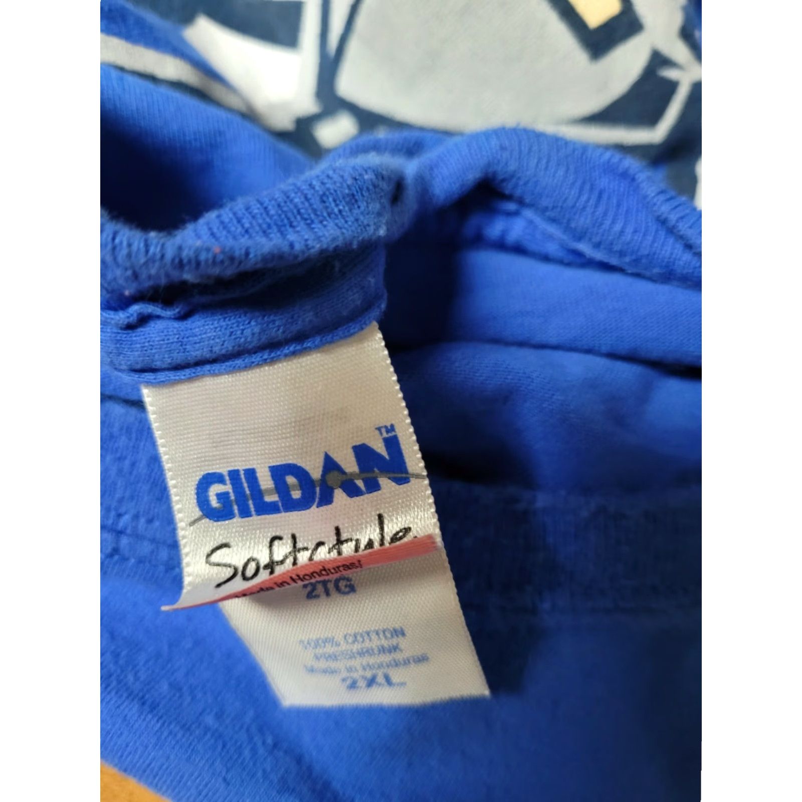 Gildan Greenville Gladiators Lacrosse T Shirt 2XL Blue Mens XXL Crew Neck Short Sleeve Gildan Shirt Size US XXL / EU 58 / 5 - 5 Thumbnail
