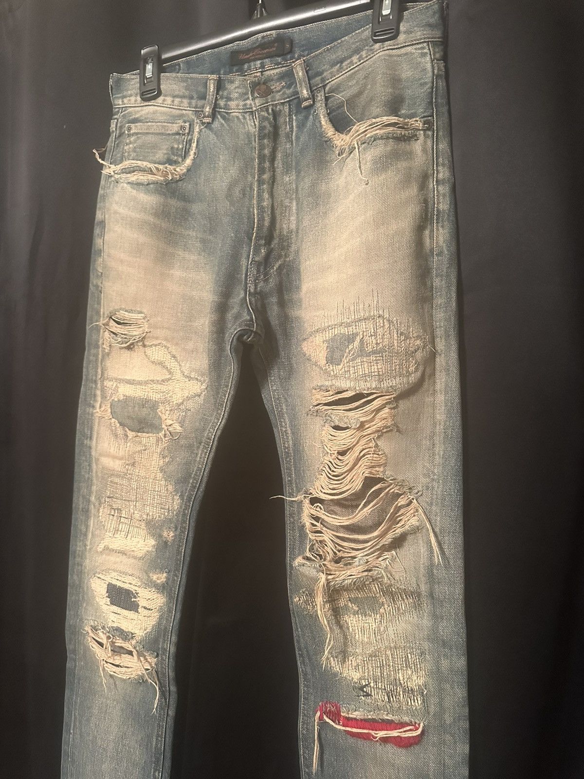 Undercover 05’ Red Yarn 68 Denim Size US 30 / EU 46 - 3 Thumbnail