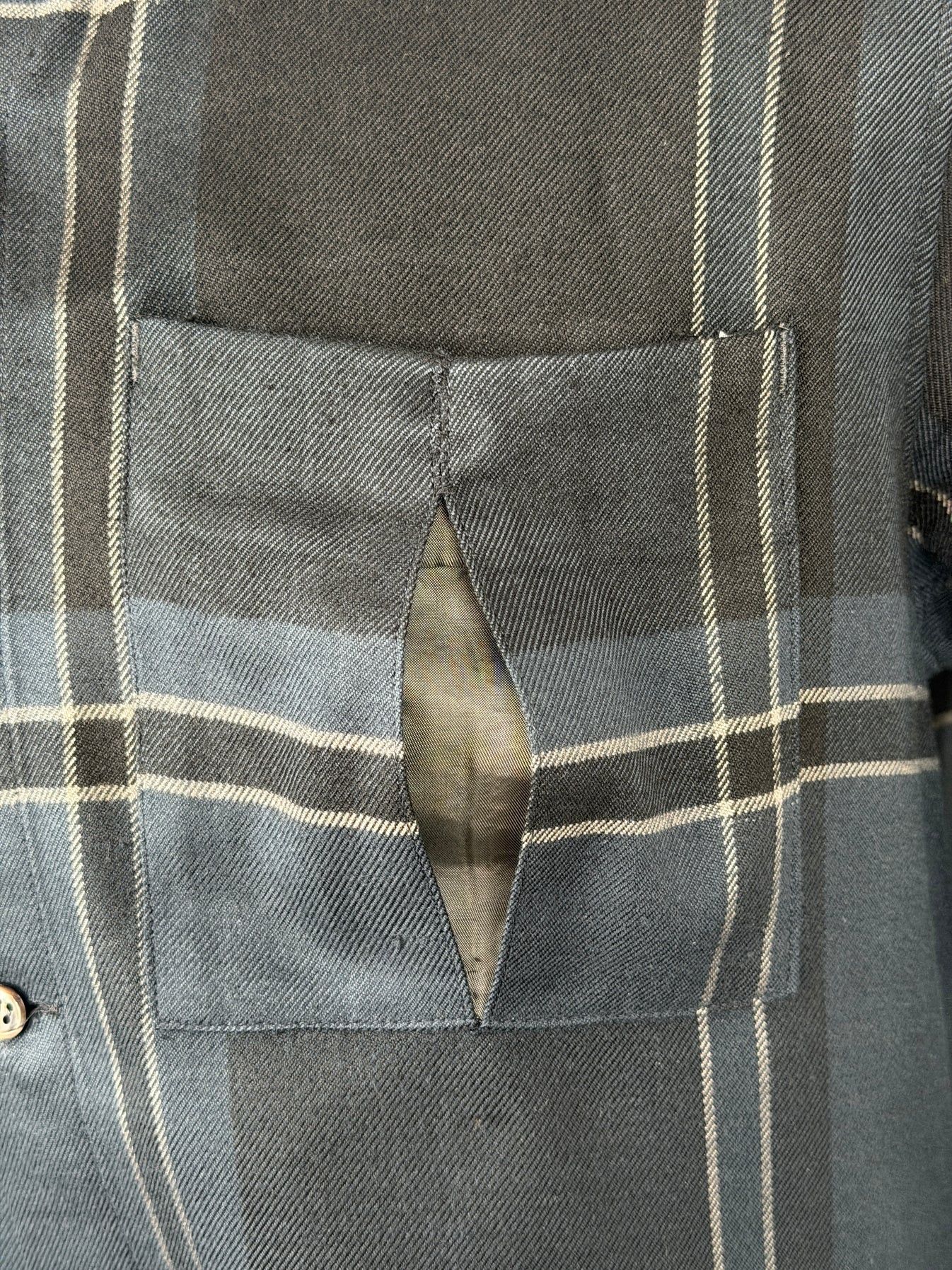 Other Ansnam Teleng Silk Check Work Shirt Size US M / EU 48-50 / 2 - 5 Thumbnail