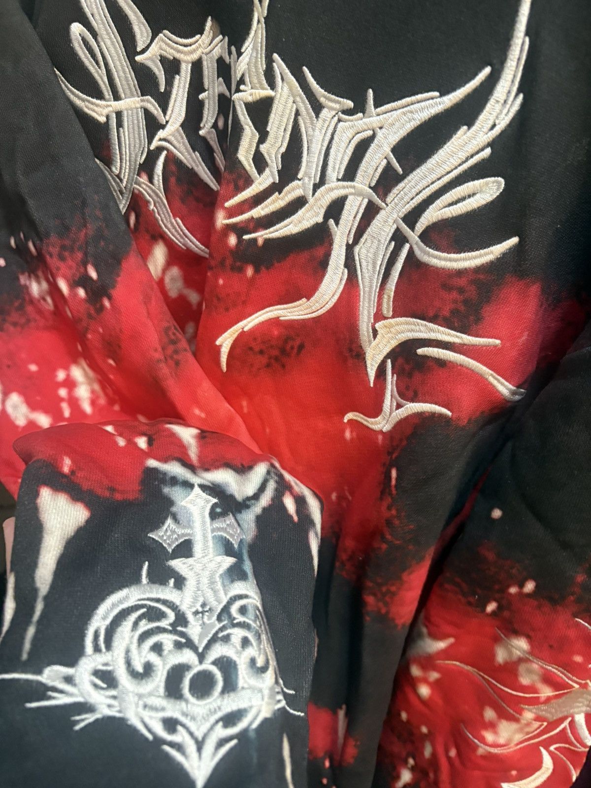 Eternal Eternal Artwear tye dye embroidered hoodie Size US L / EU 52-54 / 3 - 4 Thumbnail