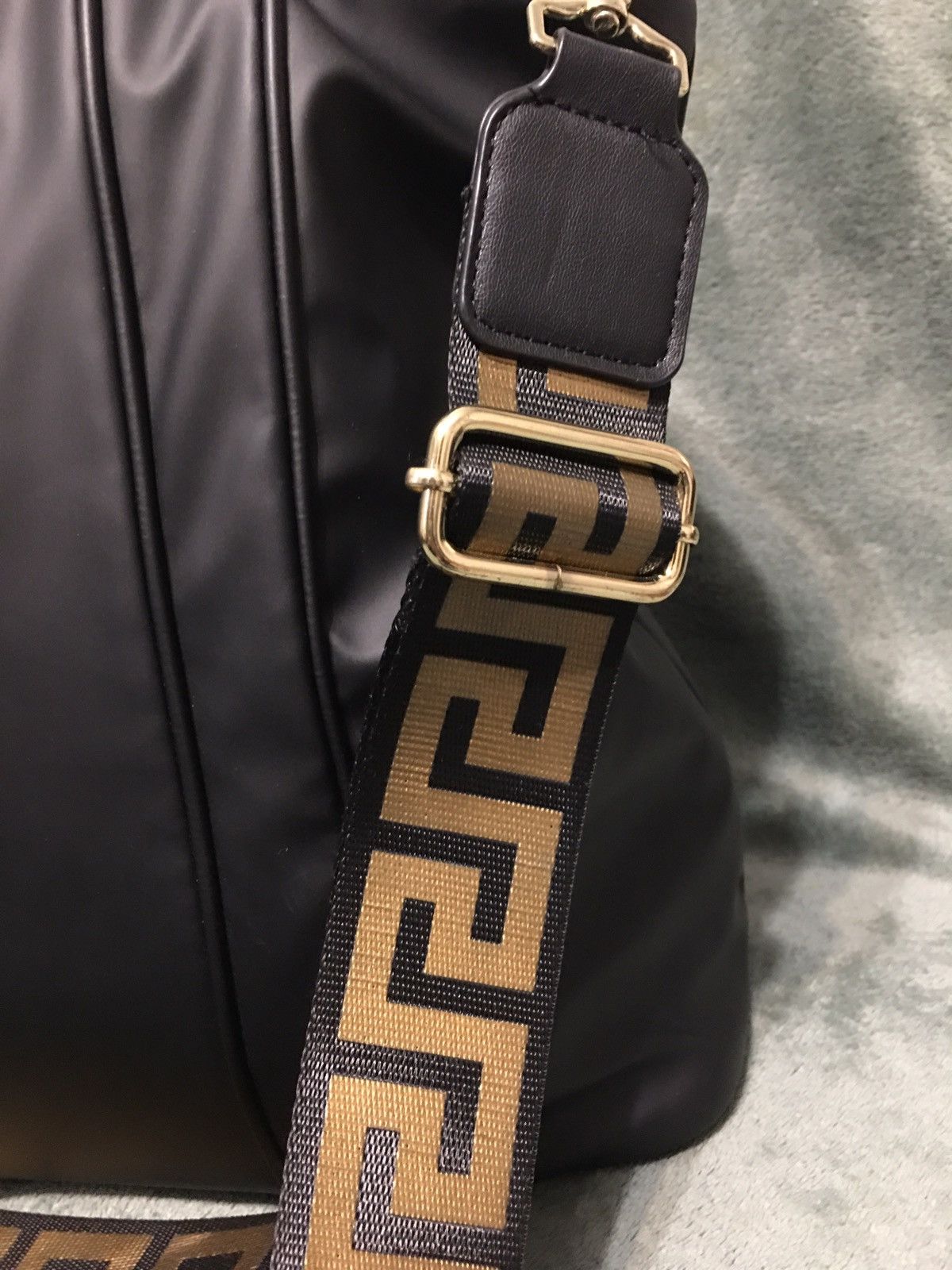 Versace Versace Parfums Black Medusa Logo Design Shoulder Bag Size ONE SIZE - 3 Thumbnail