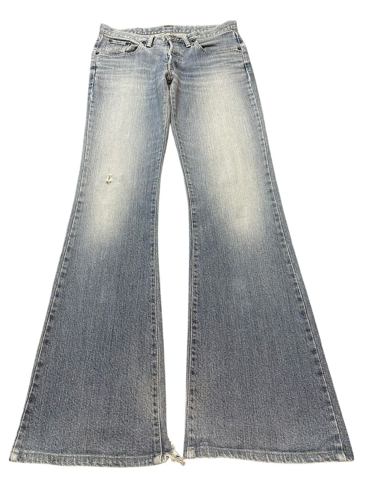 Edwin Vintage Edwin 800 Low Rise Faded Wash Style Flare Jeans Size US 31 - 1 Thumbnail