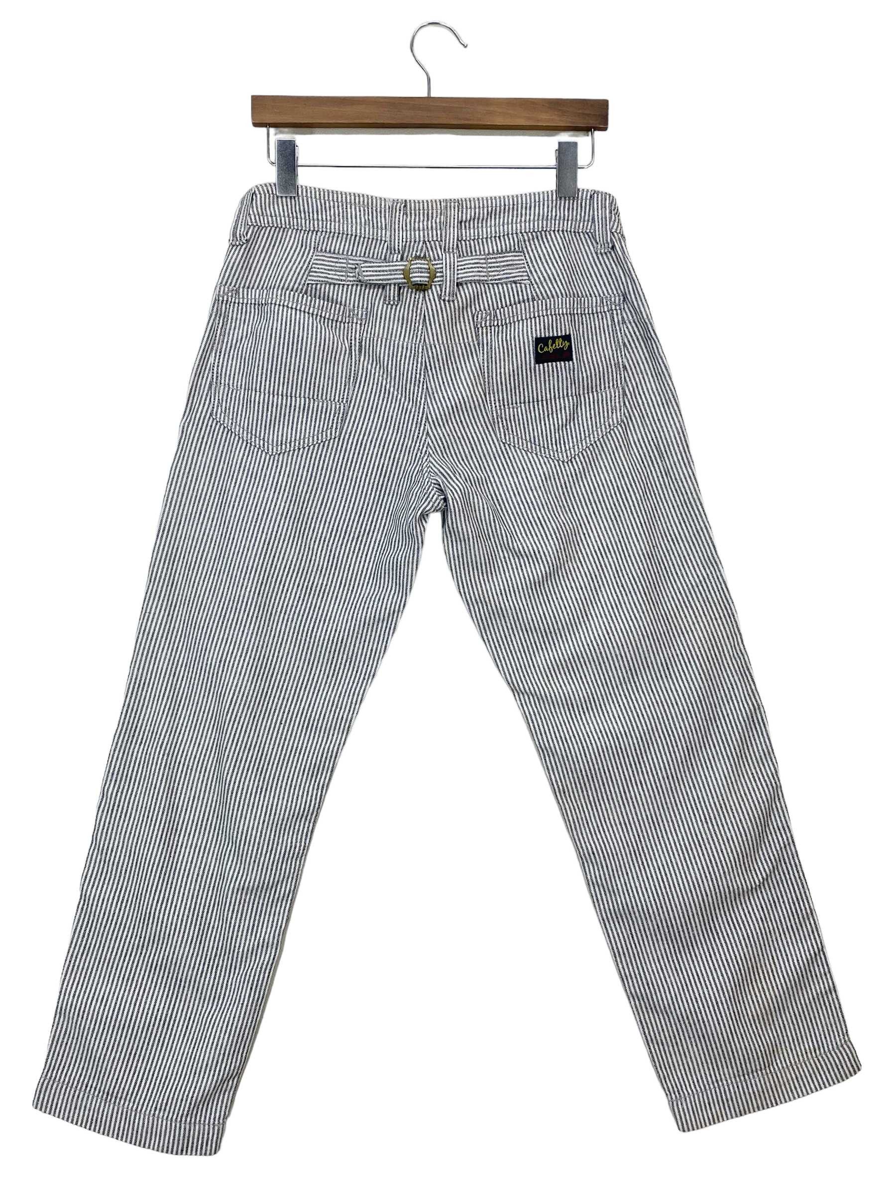Japanese Brand Japanese Hickory Stripe Carpenter Pants – Workwear Vintage Size 31" - 1 Thumbnail
