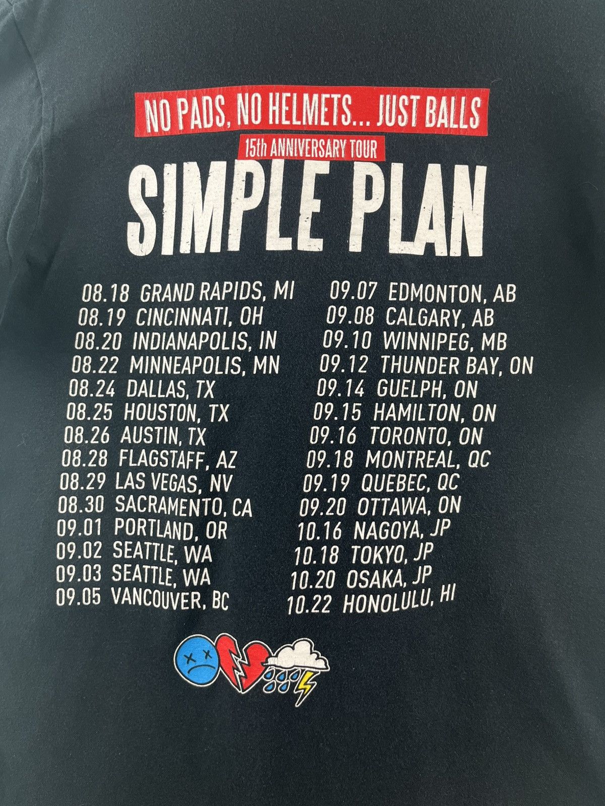Other Vintage Simple Plan 15th Anniversary Tour T shirt Size US S / EU 44-46 / 1 - 4 Thumbnail