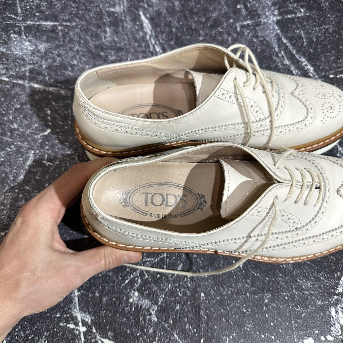 Tod's TOD’S Women’s Platform Leather Shoes Size 39.5 Size US 9.5 / IT 39.5 - 15 Thumbnail
