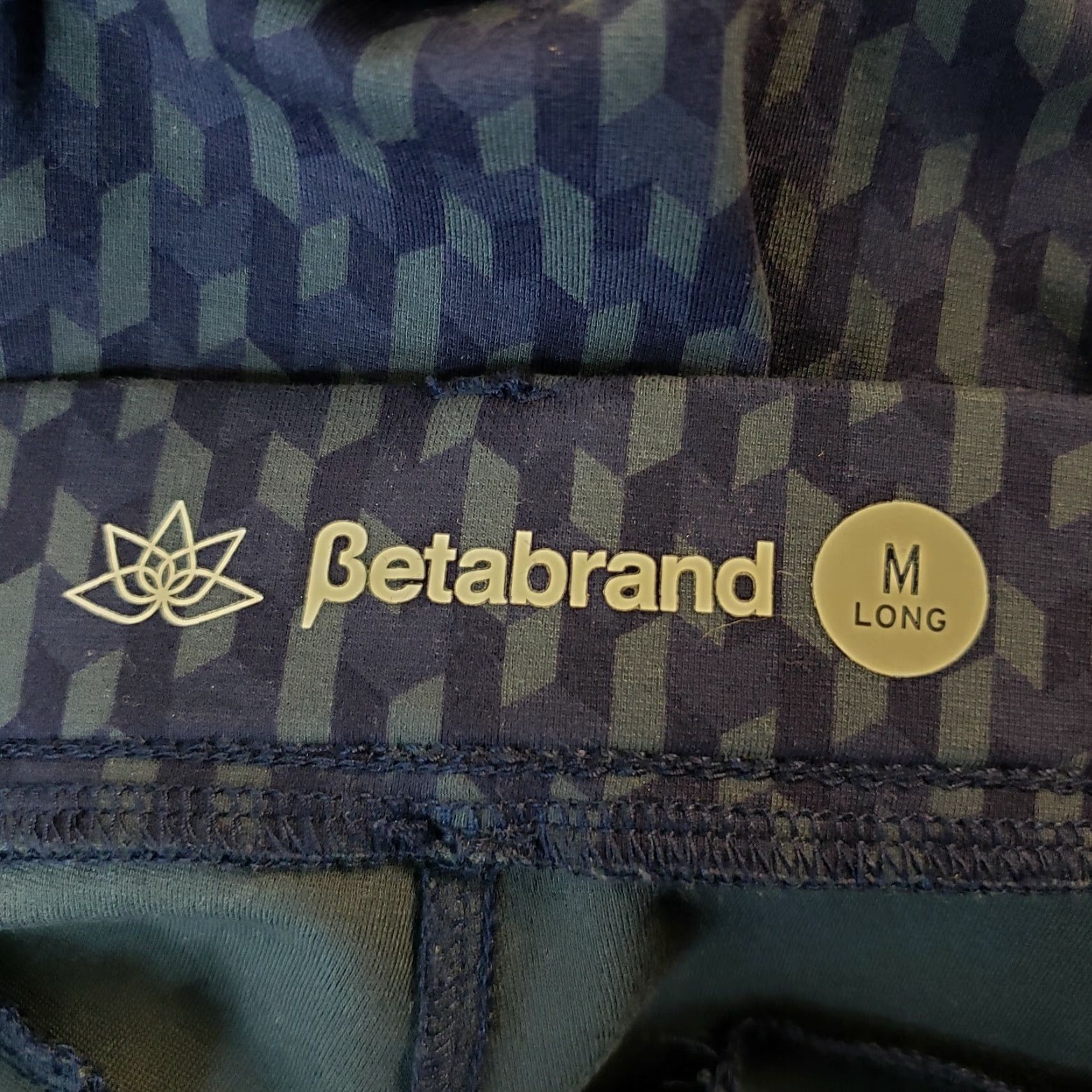 Vintage Betabrand Womens Straight Leg Dress Pant Yoga Pants Sz Medium Long Blue Pull On Size 32" / US 10 / IT 46 - 7 Thumbnail