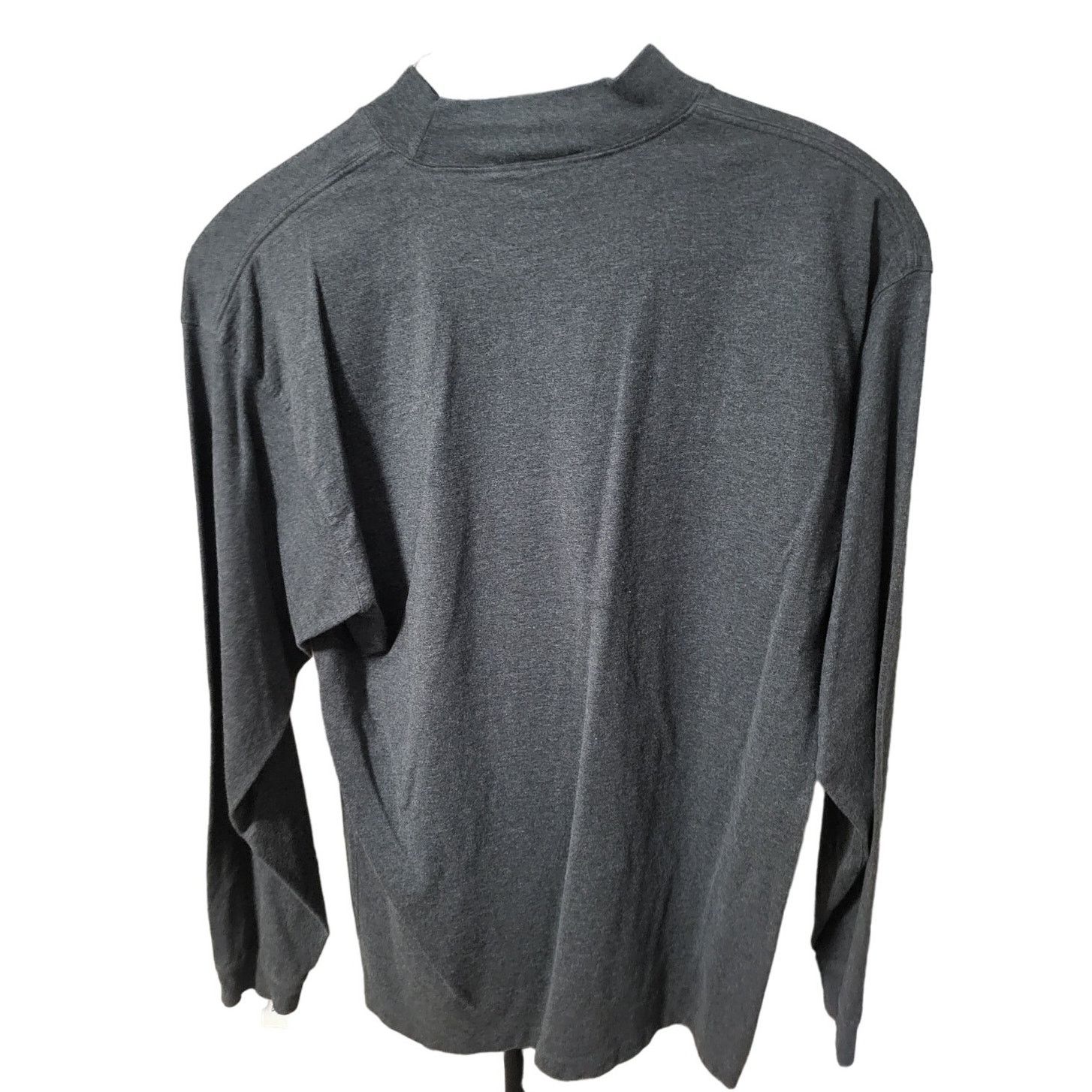 Saks Fifth Avenue Saks Fifth Avenue Gray Short Turtleneck Top - XL Size XL / US 12-14 / IT 48-50 - 2 Thumbnail