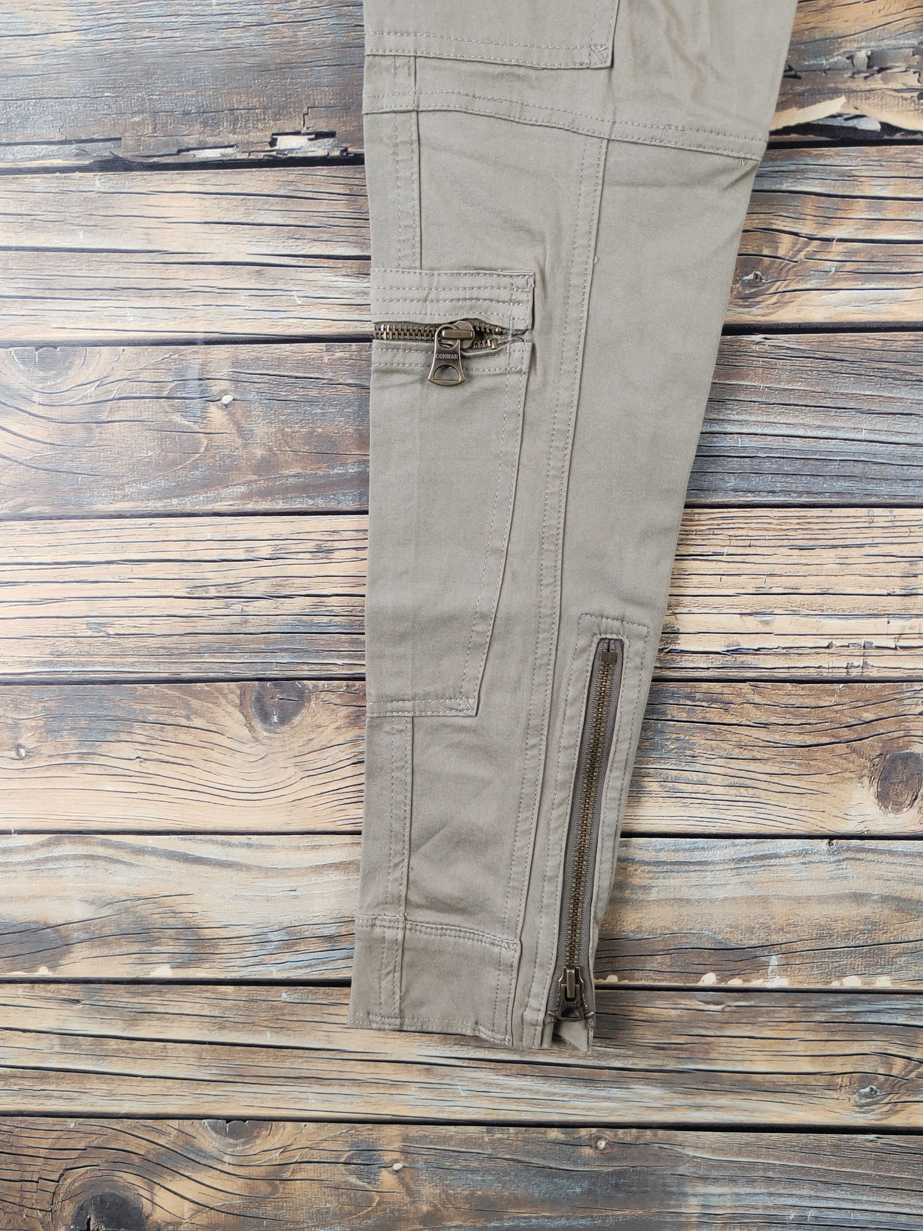Ralph Lauren DLL Ralph Lauren Beige Multipocket Tactical Cargo Pants #189 Size 26" / US 2 / IT 38 - 4 Thumbnail