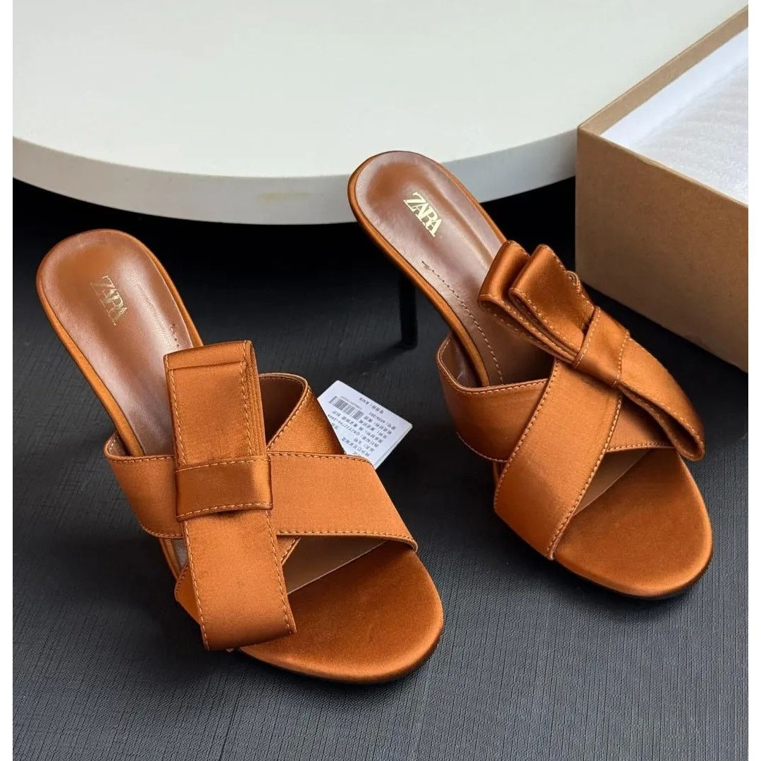 Zara RARE!!! ZARA Heels with Crossover Strap NWT Size US 8 / IT 38 - 4 Thumbnail