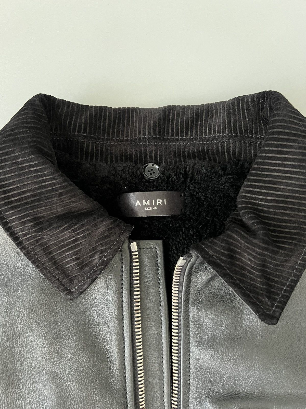 Amiri Amiri Leather Shearling Jacket Size US M / EU 48-50 / 2 - 9 Thumbnail
