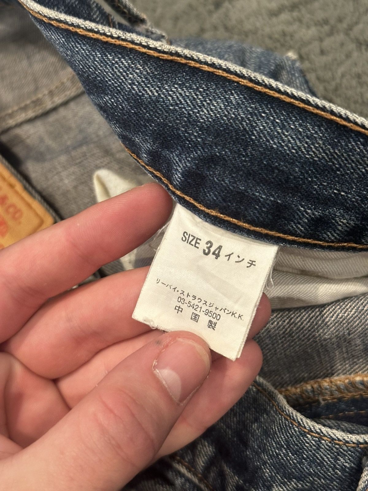 Levi's Rare Vintage Distressed Mud Wash Levis Pants Size US 34 / EU 50 - 10 Thumbnail