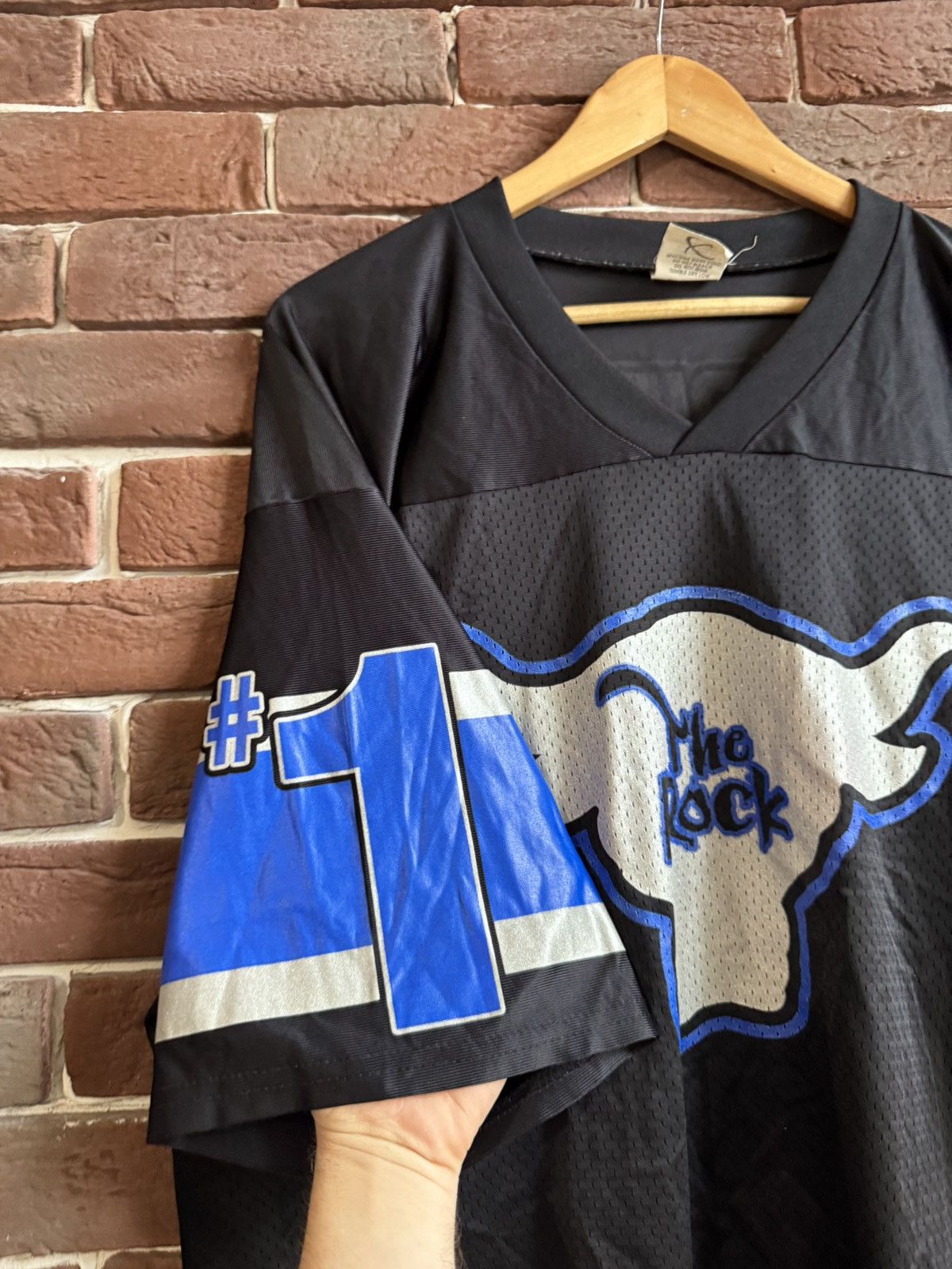 Rap Tees Vintage 90s WWF WWE The Rock Bull Wrestling Jersey XXL Size US XXL / EU 58 / 5 - 3 Thumbnail