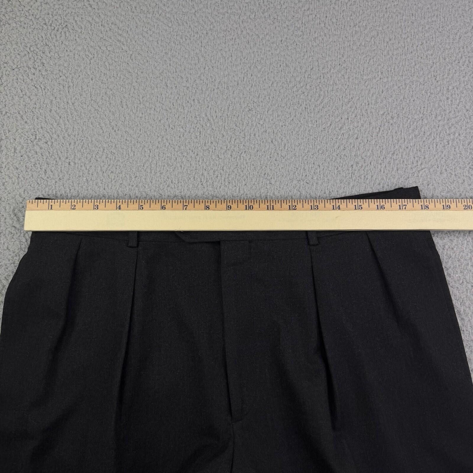 Other Vitale Barberis Canonico Gray Wool Dress Pants Men's 36x31 Size US 36 / EU 52 - 2 Thumbnail