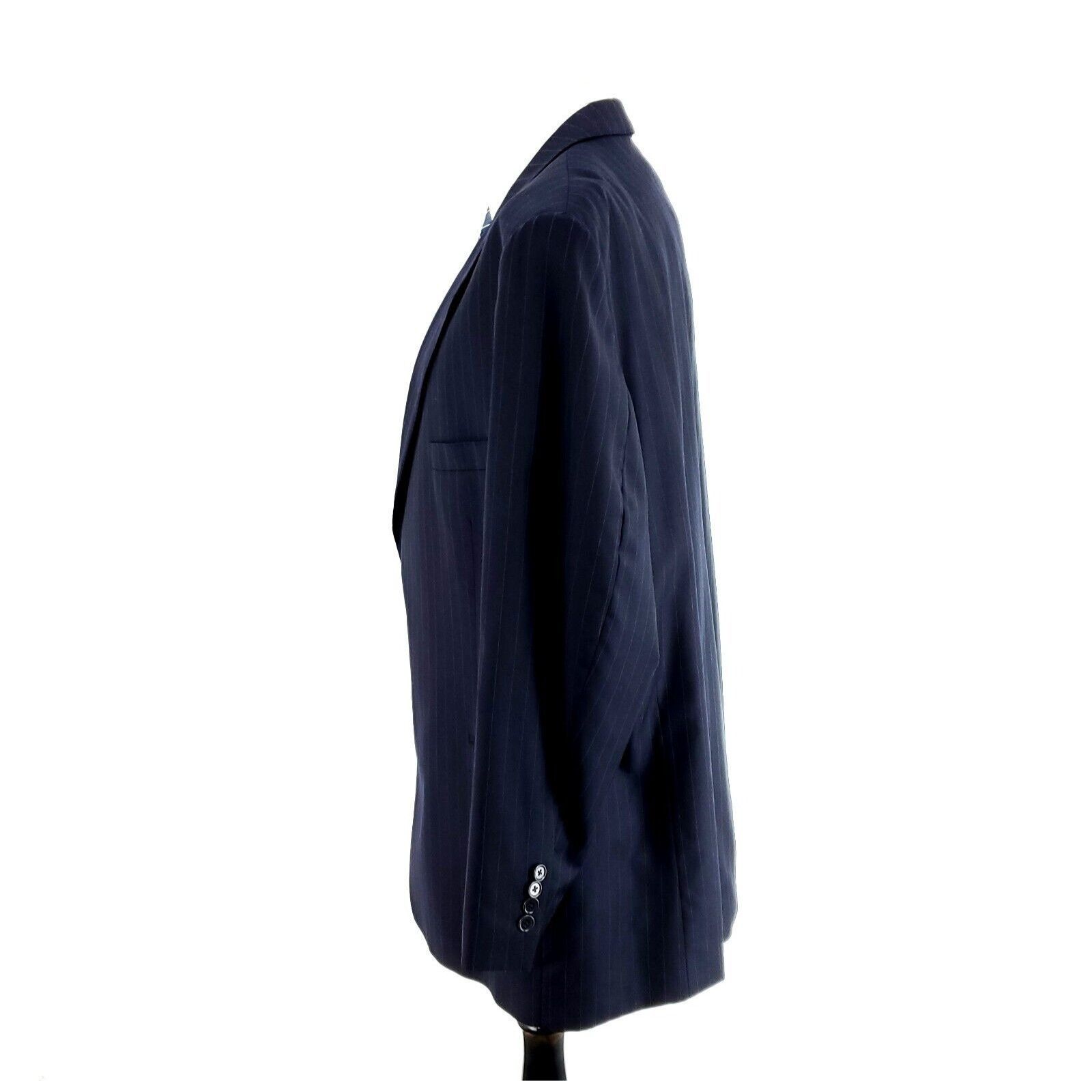 Jos. A. Bank Jos A Bank Signature Gold Wool 2 Button 2 Piece Suit 48L Blu Size 48L - 5 Thumbnail