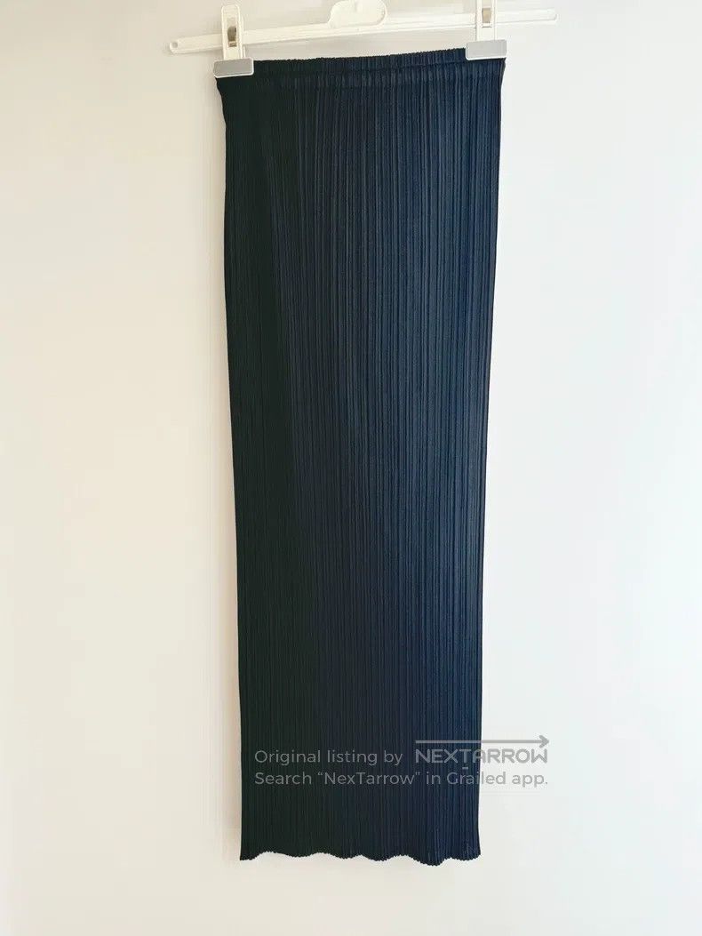 Issey Miyake Issey Miyake size:3 Straight Midi Skirt Size 22" - 4 Thumbnail