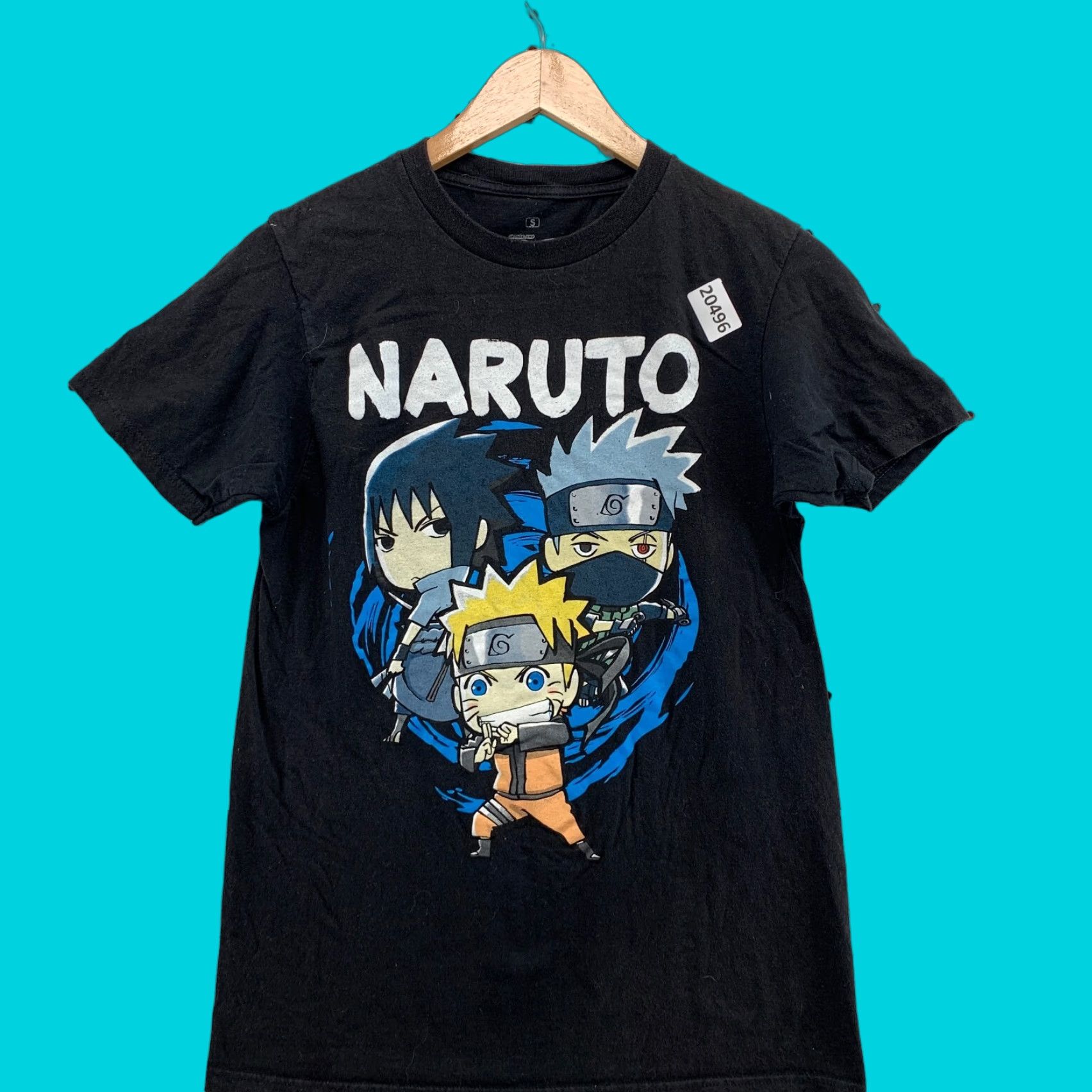 Ripple Junction Naruto Anime Shirt Black Ripple Junction Adult Small Short Sleeve 16.5x27 Mens Shirt Naruto Anime Black Ripple Junction Small 16.5x27 Size US S / EU 44-46 / 1 - 1 Thumbnail