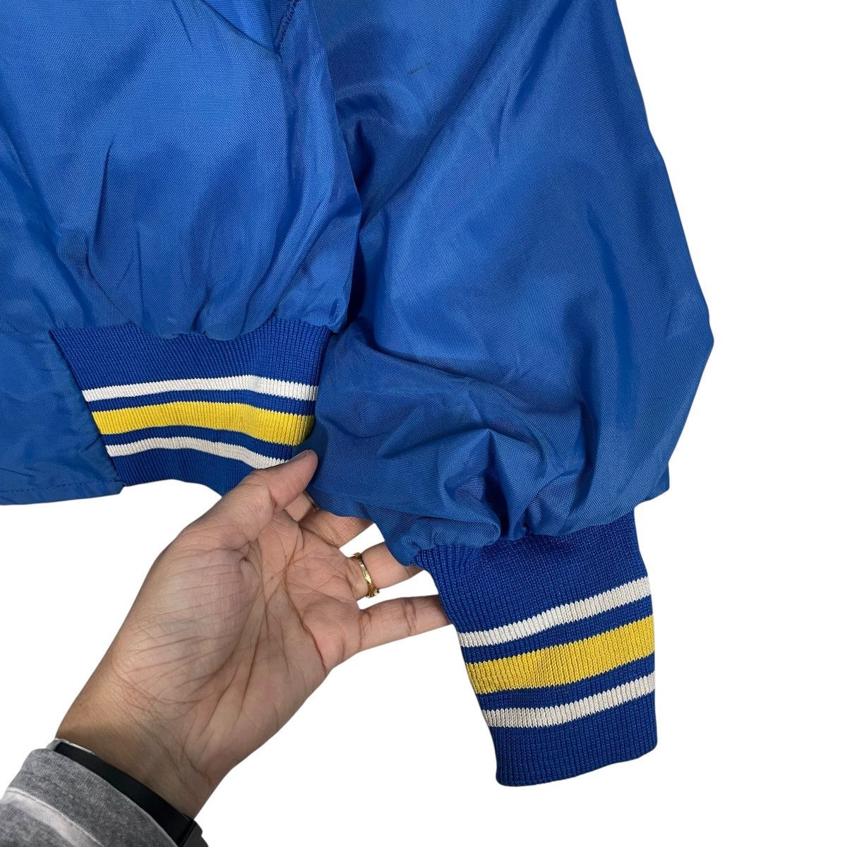 Starter Vintage 70s Starter Lakers Ice Hockey Nylon Bomber Jacket Size US XL / EU 56 / 4 - 13 Thumbnail