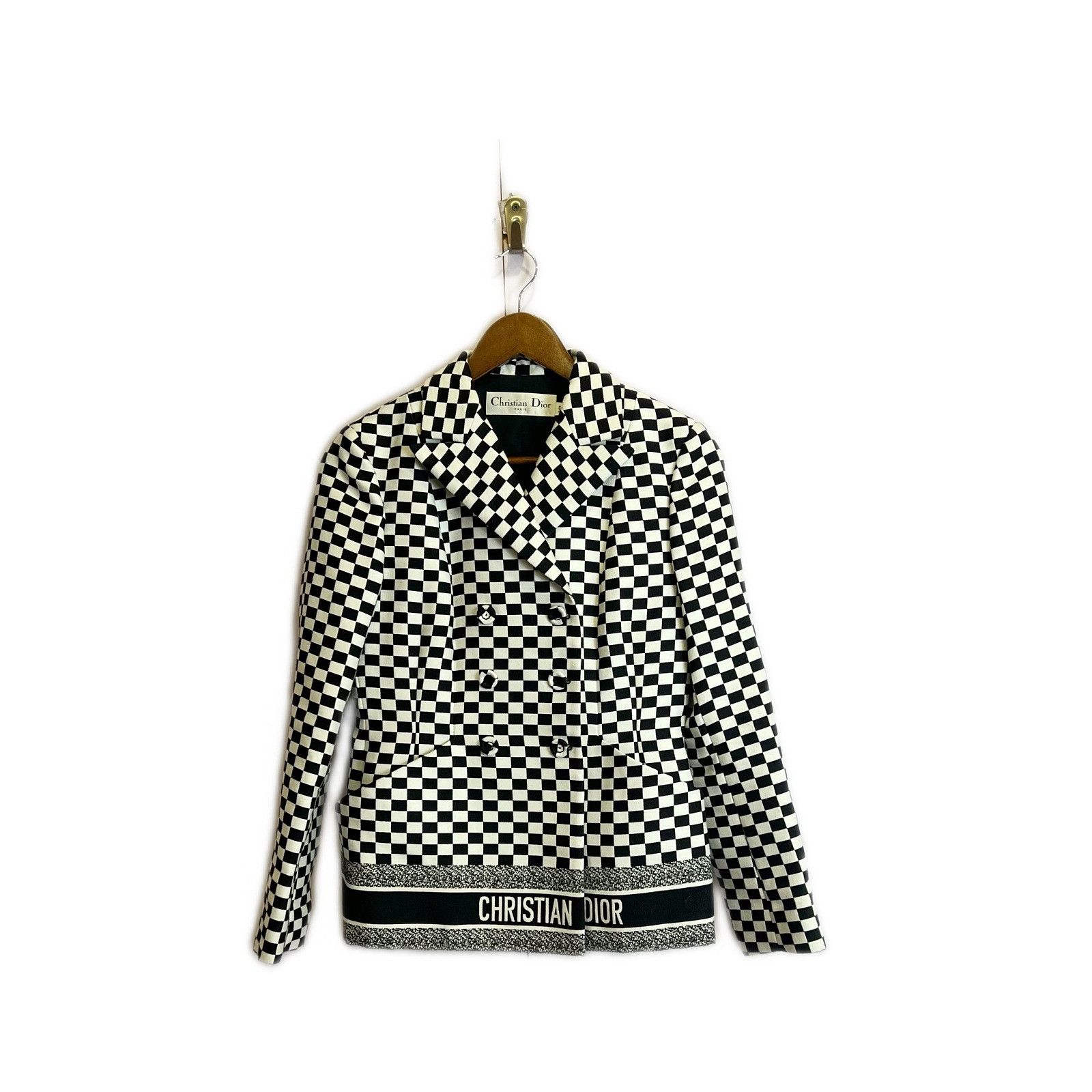 Dior Dior Checkered Blazer Size 38 Size S / US 4 / IT 40 - 1 Thumbnail
