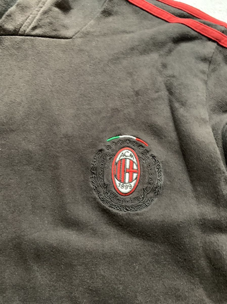 Adidas × Vintage 🔥AC MILAN ADIDAS VINTAGE 2000s BLOCKCORE HOODIE Size US M / EU 48-50 / 2 - 6 Thumbnail