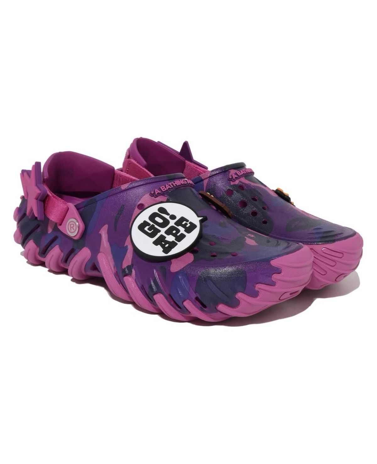 Bape × Crocs (US11) Bape x Crocs Purple Echo Mens Size US 11 / EU 44 - 2 Thumbnail