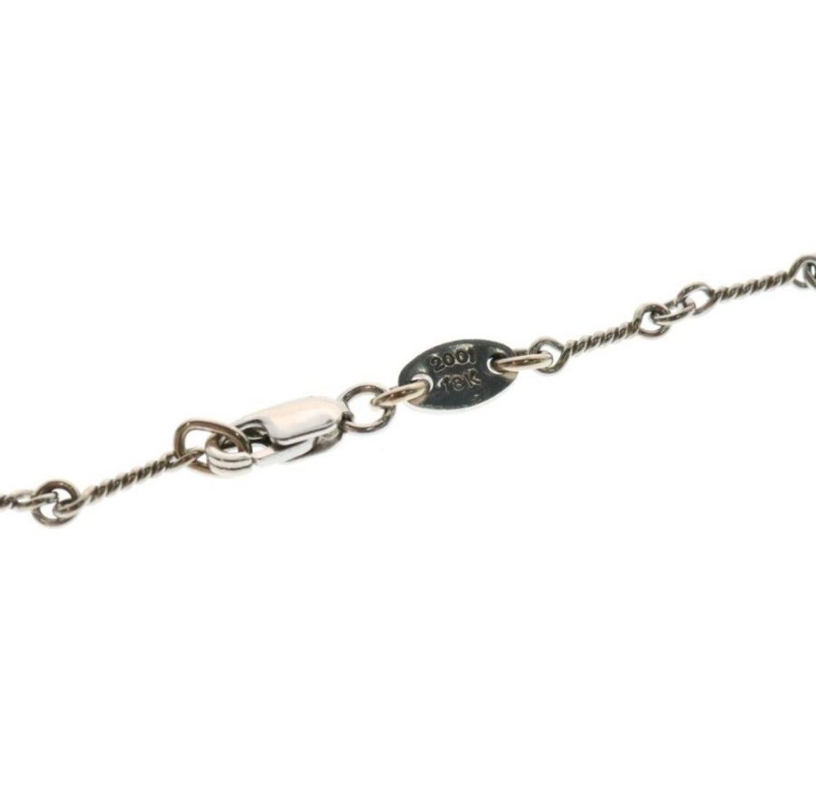 Chrome Hearts Chrome Hearts 18K White Gold Twist Chain Necklace Size ONE SIZE - 6 Thumbnail