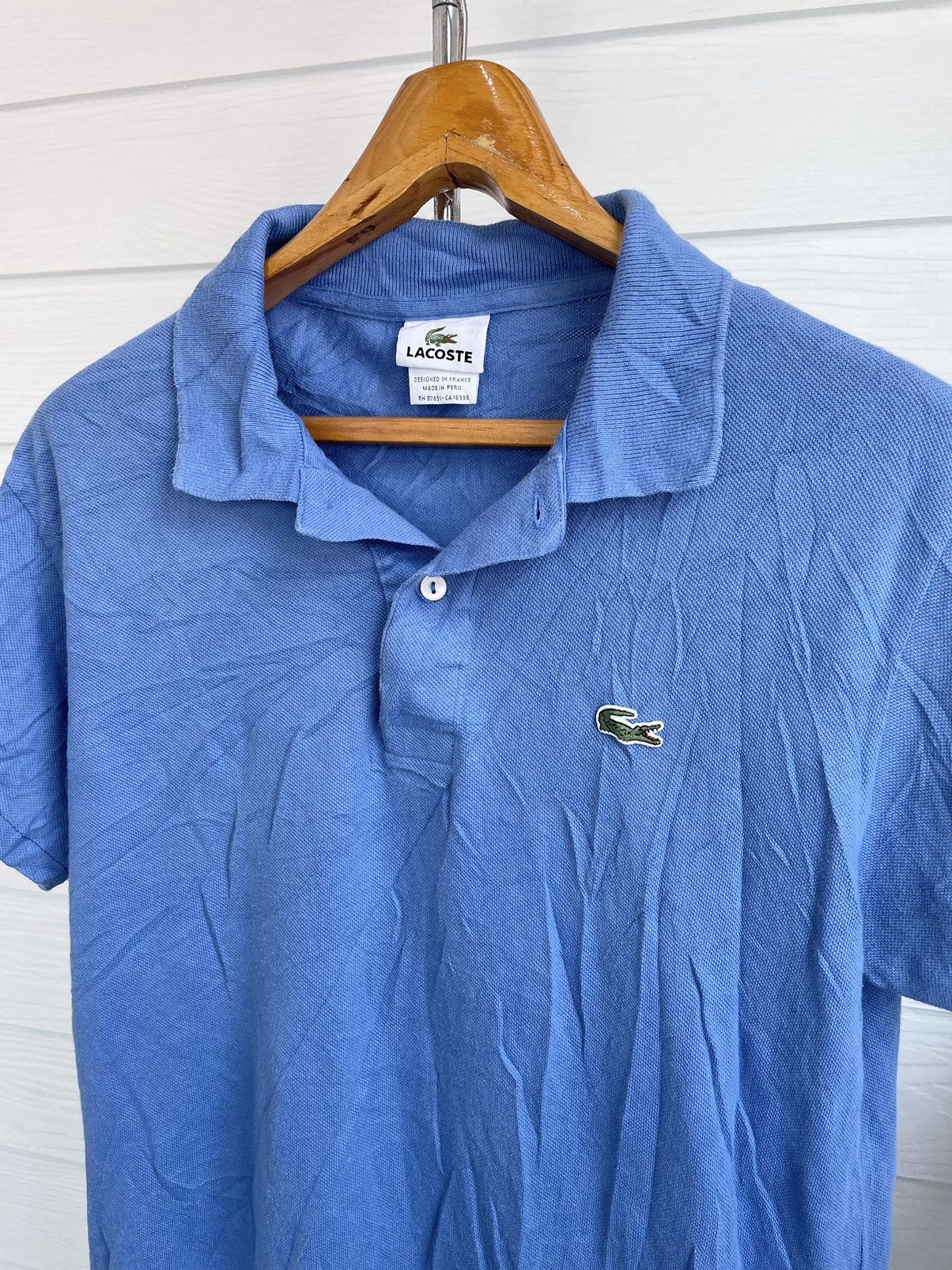 Lacoste × Vintage LACOSTE POLO SHIRT Size US L / EU 52-54 / 3 - 2 Thumbnail