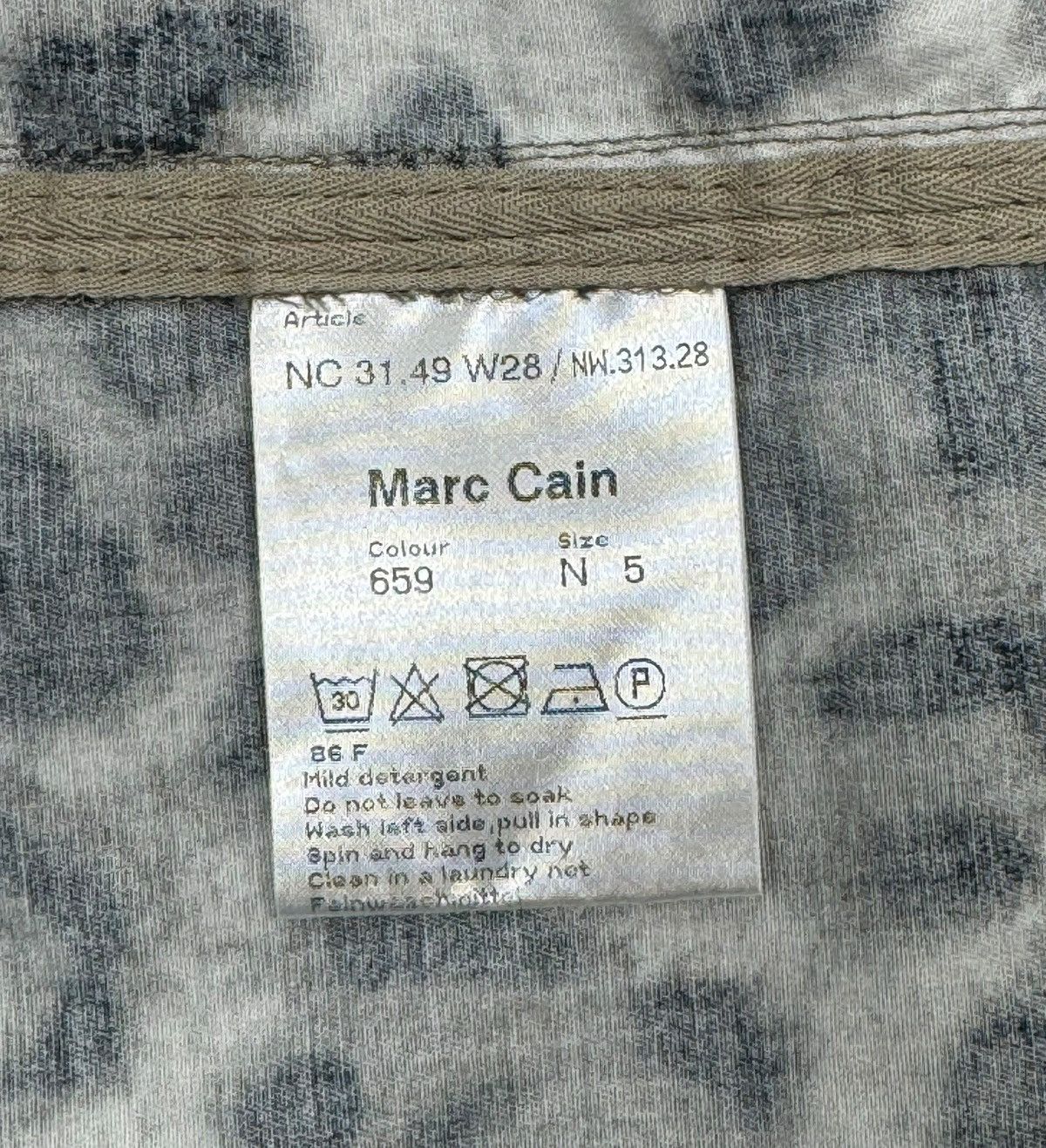 Other Marc Cain Leopard Printed Zip Jacket Cotton size 5 Size L / US 10 / IT 46 - 11 Thumbnail