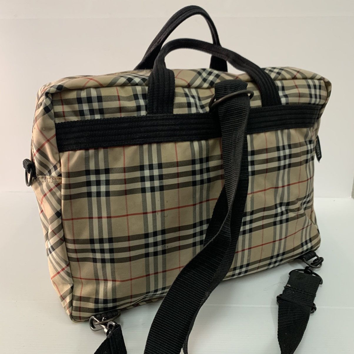 Burberry Burberrys Canvas Monogram Backpack Size ONE SIZE - 5 Thumbnail
