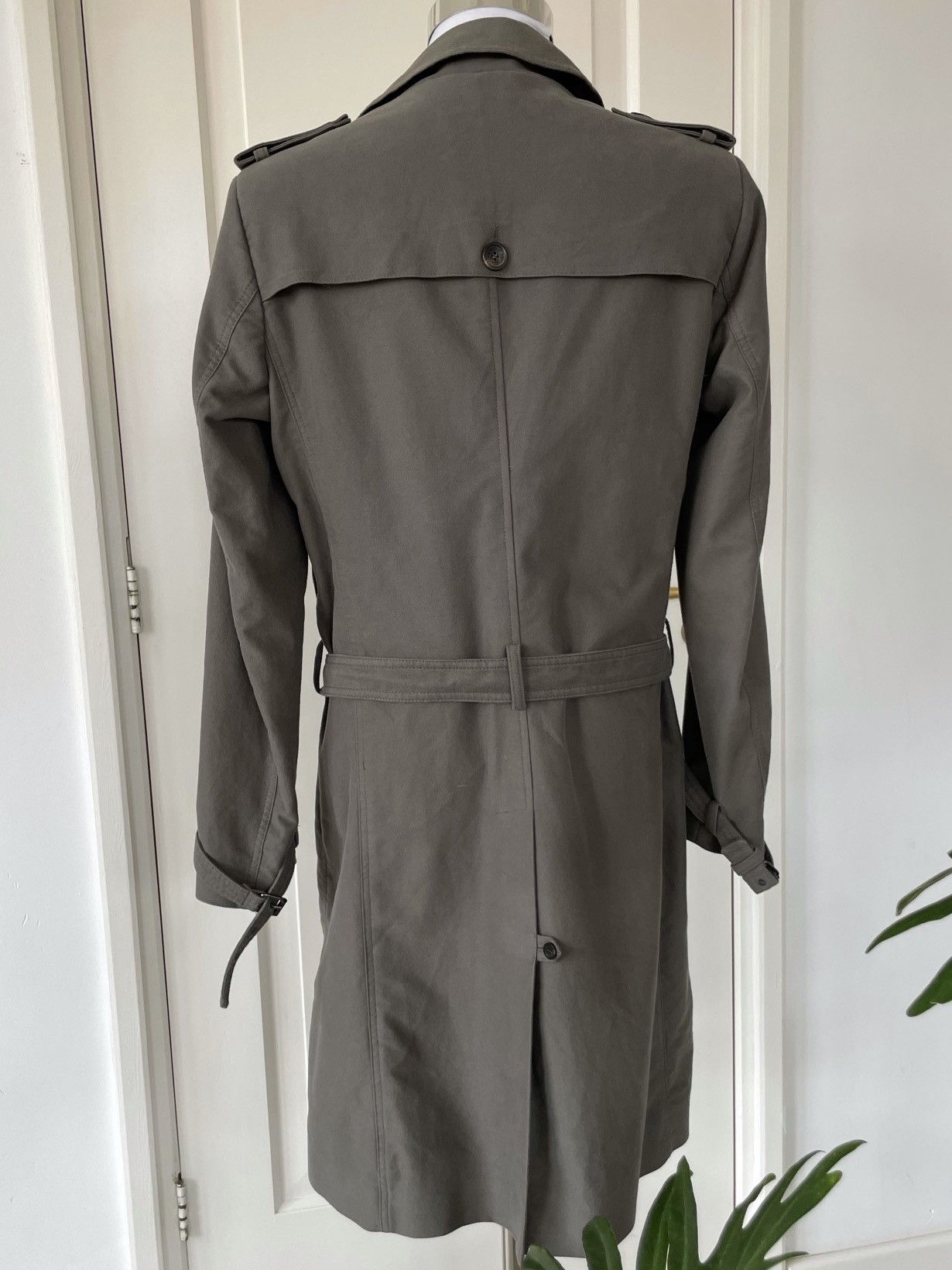 MCQ MCQ - Matte Grey Trenchcoat Size US M / EU 48-50 / 2 - 2 Thumbnail