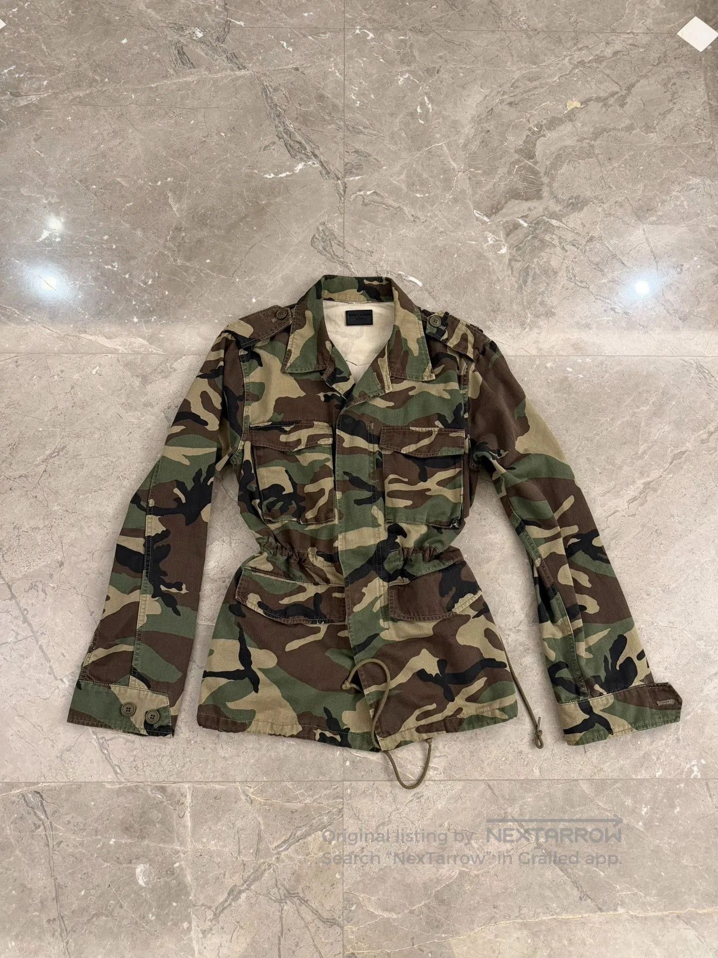 Saint Laurent Paris Saint Laurent Camouflage LOVE Star Parka. Size US S / EU 44-46 / 1 - 3 Thumbnail