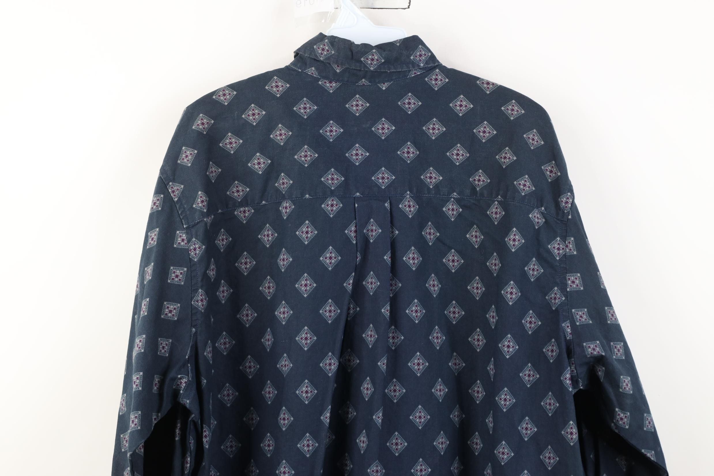 Vintage Vintage 90s Streetwear Collared Button Shirt Cotton Size US L / EU 52-54 / 3 - 13 Thumbnail