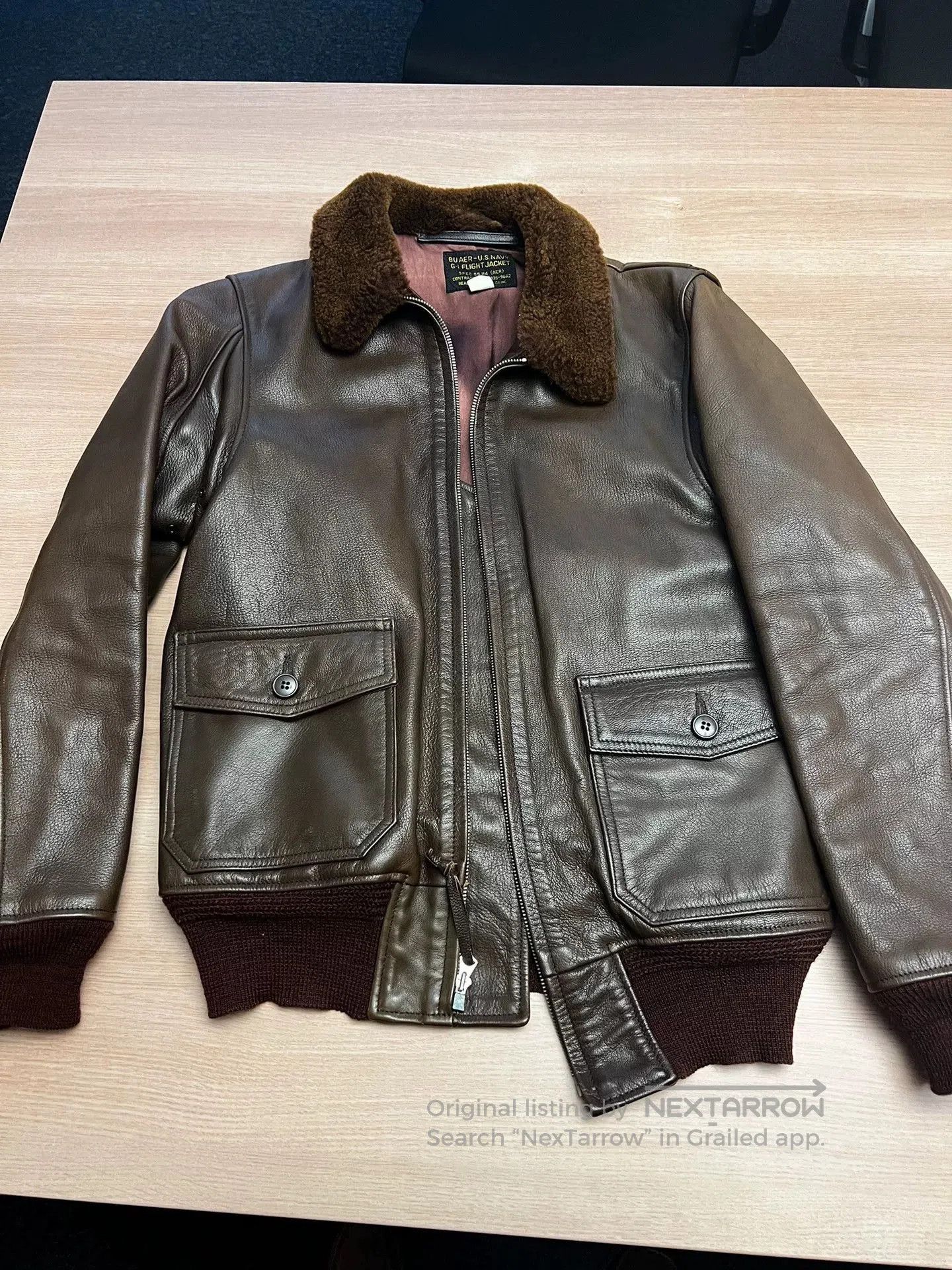 The Real McCoy's the real mccoys flight jacket g1 version. Size US L / EU 52-54 / 3 - 1 Thumbnail