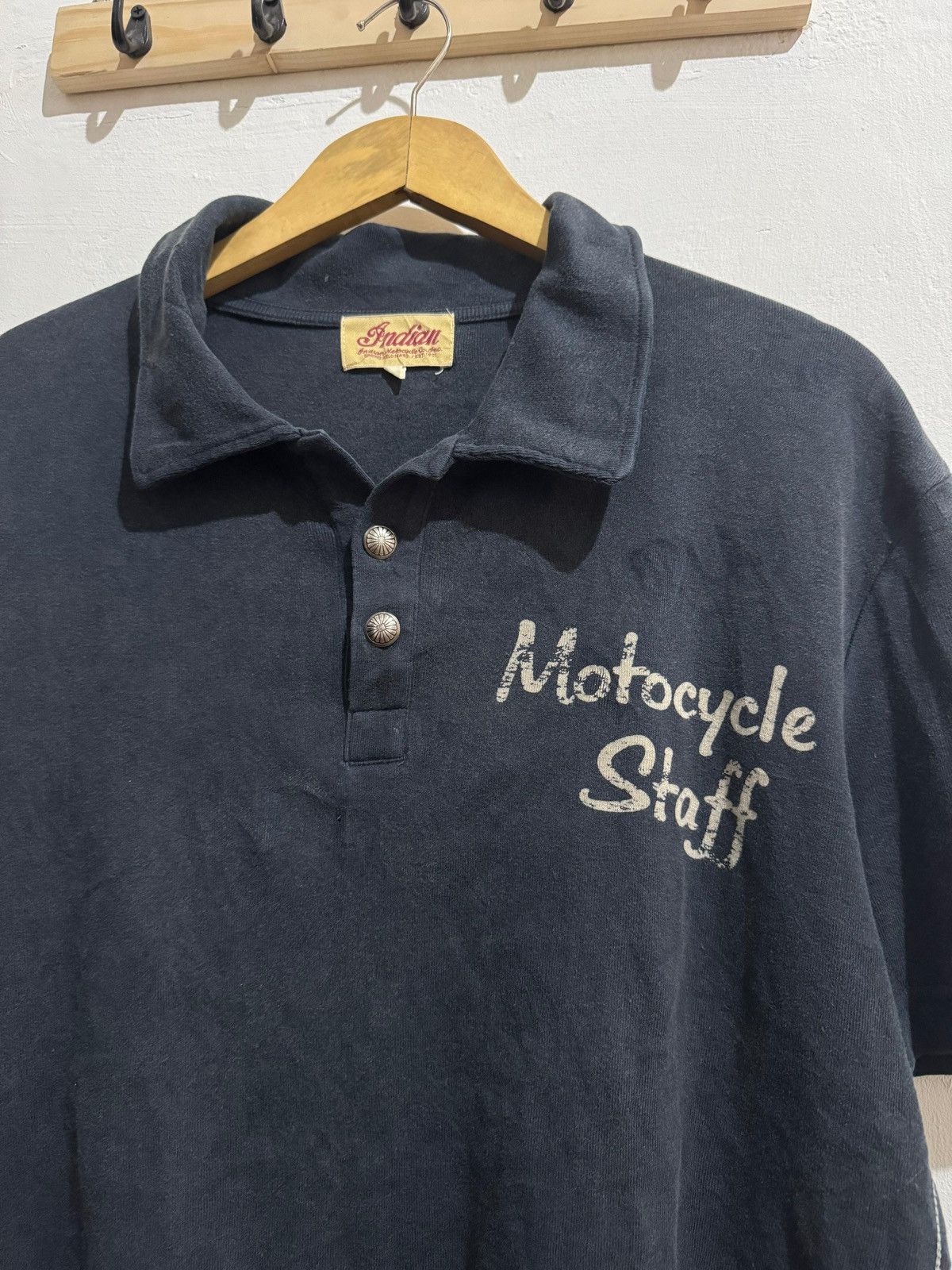 Toyo Enterprises Y2k Indian Motorcyle ifsixwasnine polo tshirt Size US L / EU 52-54 / 3 - 3 Thumbnail