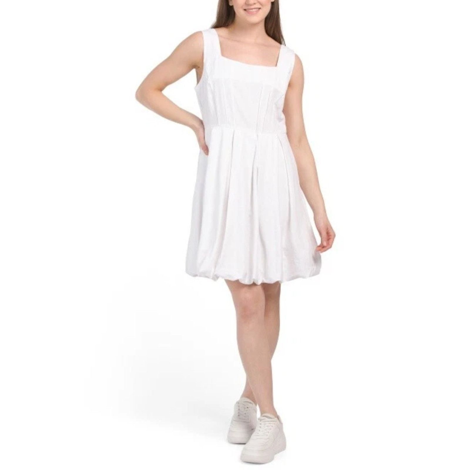 Cynthia Rowley Cynthia Rowley Square Neck Fit & Flare Dress Casual M Size M / US 6-8 / IT 42-44 - 2 Thumbnail