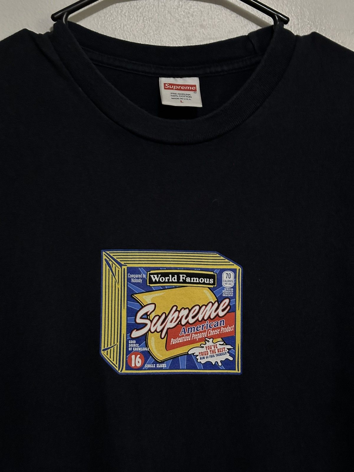 Supreme Supreme Cheese Tee Size US L / EU 52-54 / 3 - 2 Thumbnail