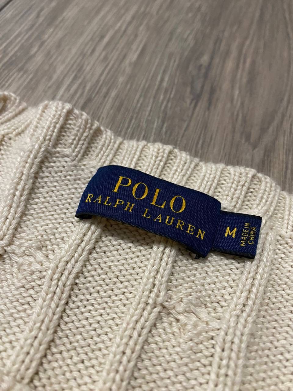 Polo Ralph Lauren Vintage Polo Ralph Lauren Cable Knit Crew Neck Sweater Y2K Size M / US 6-8 / IT 42-44 - 3 Thumbnail