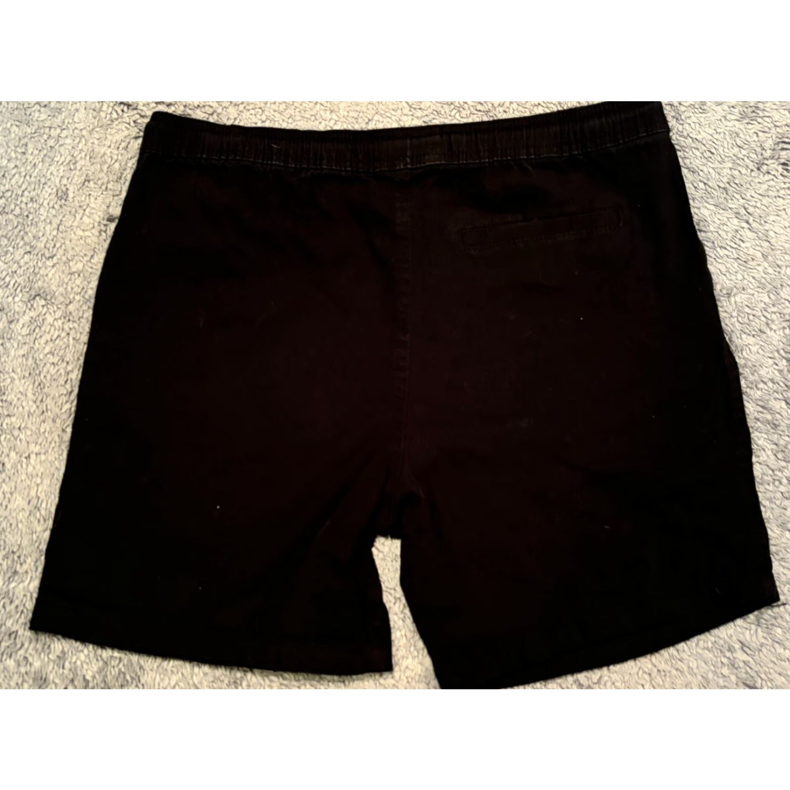 Vintage VINTAGE Brooklyn Cloth Mfg Co. Shorts Mens M Black Sinners Saints 7" Inseam Drawstring Size US 31 - 7 Thumbnail