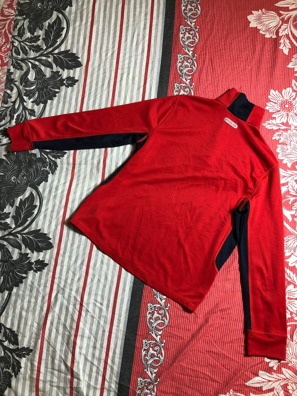Polo Ralph Lauren × Vintage Vintage Polo Ralph Lauren Striped Rugby Long Sleeve Polo Size US S / EU 44-46 / 1 - 18 Thumbnail