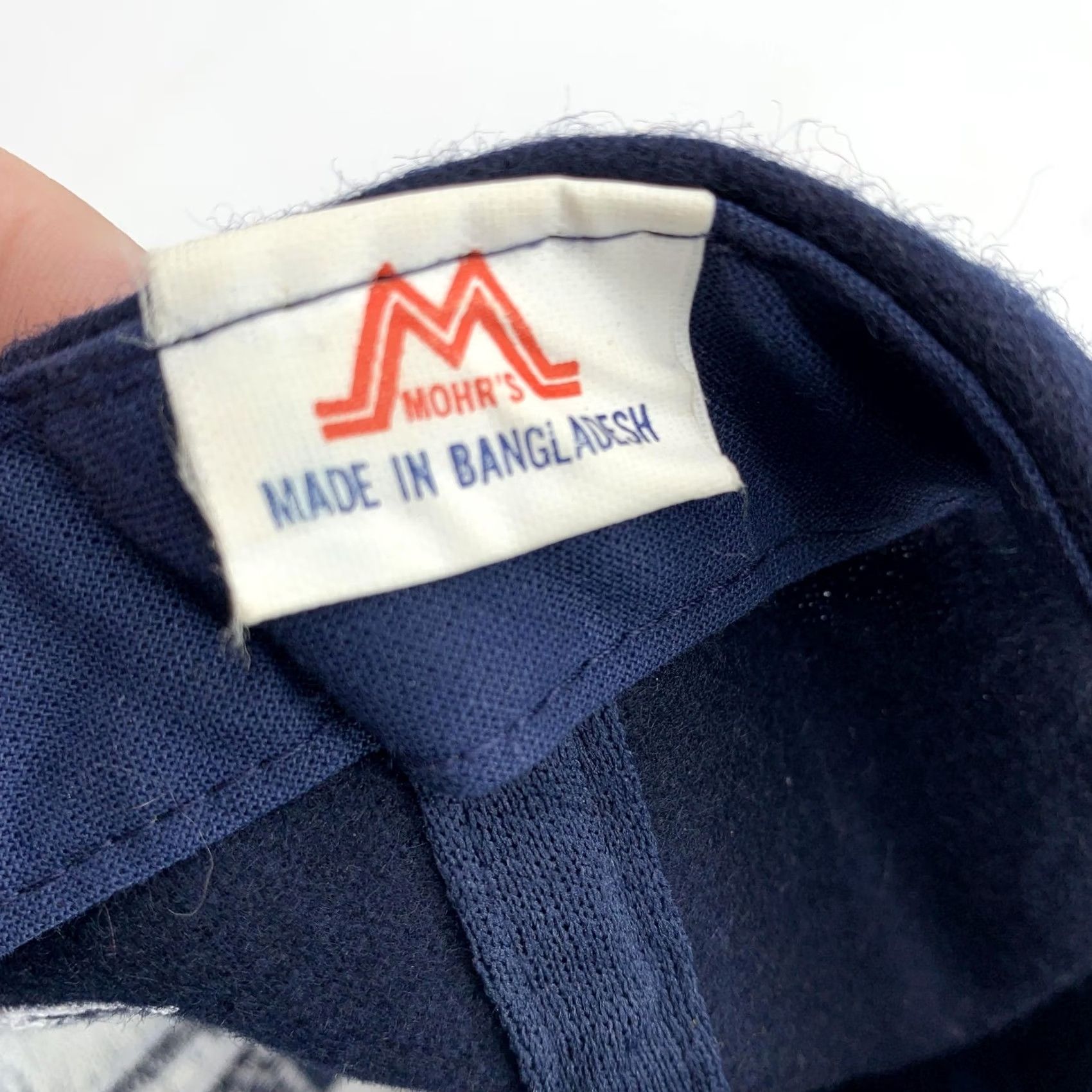 Vintage Mohr's Eagle Football Hat Cap Snap Back Mens One Size Blue Wool Baseball Cap Snapback Felt Wool Mohr's Mens Blue Eagle Football Cap Baseball Hat Size ONE SIZE - 7 Thumbnail