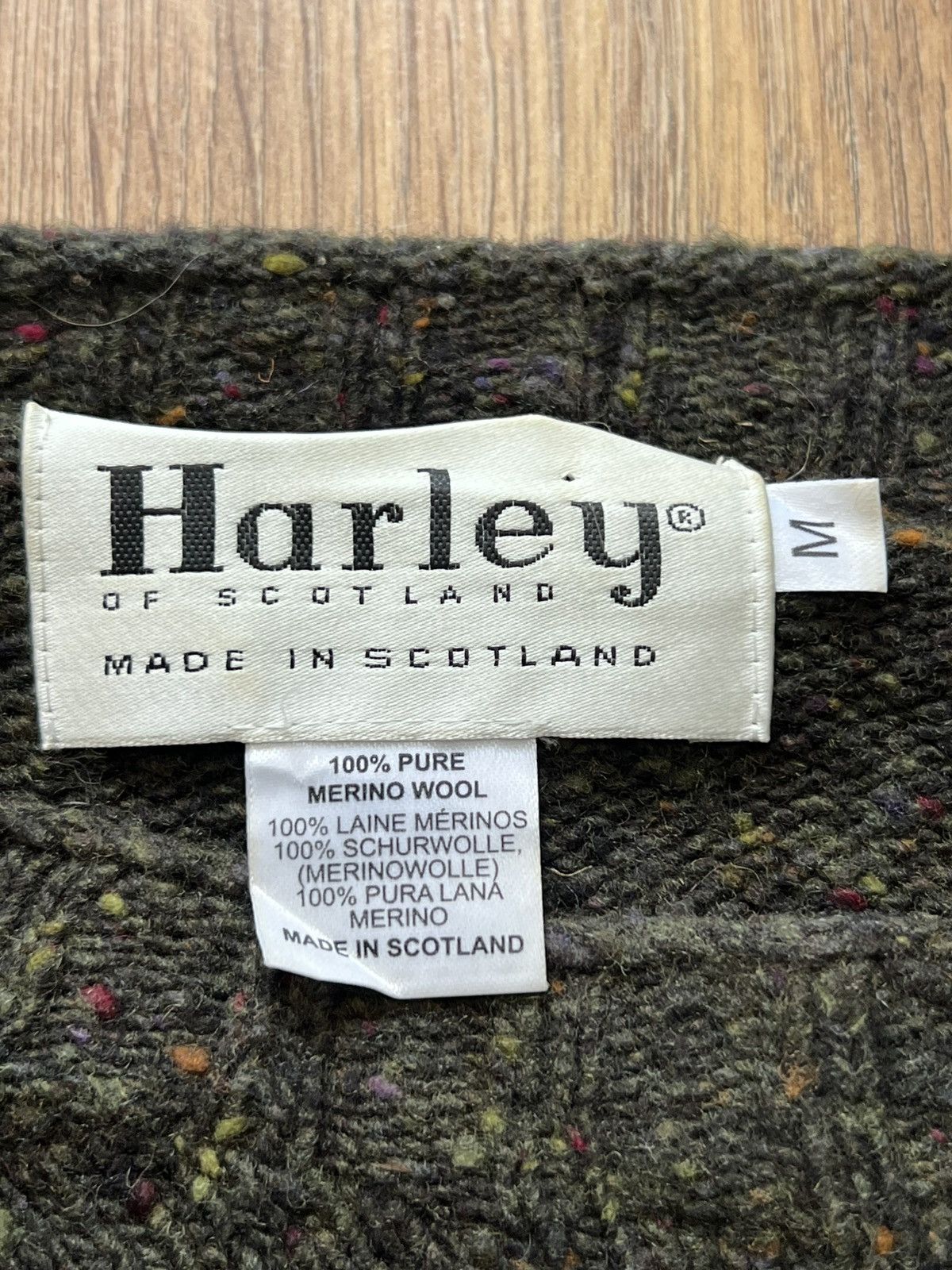 Harley of Scotland Harley of Scotland Pure Merino WoolSweater Made in Scotland Size US M / EU 48-50 / 2 - 6 Thumbnail