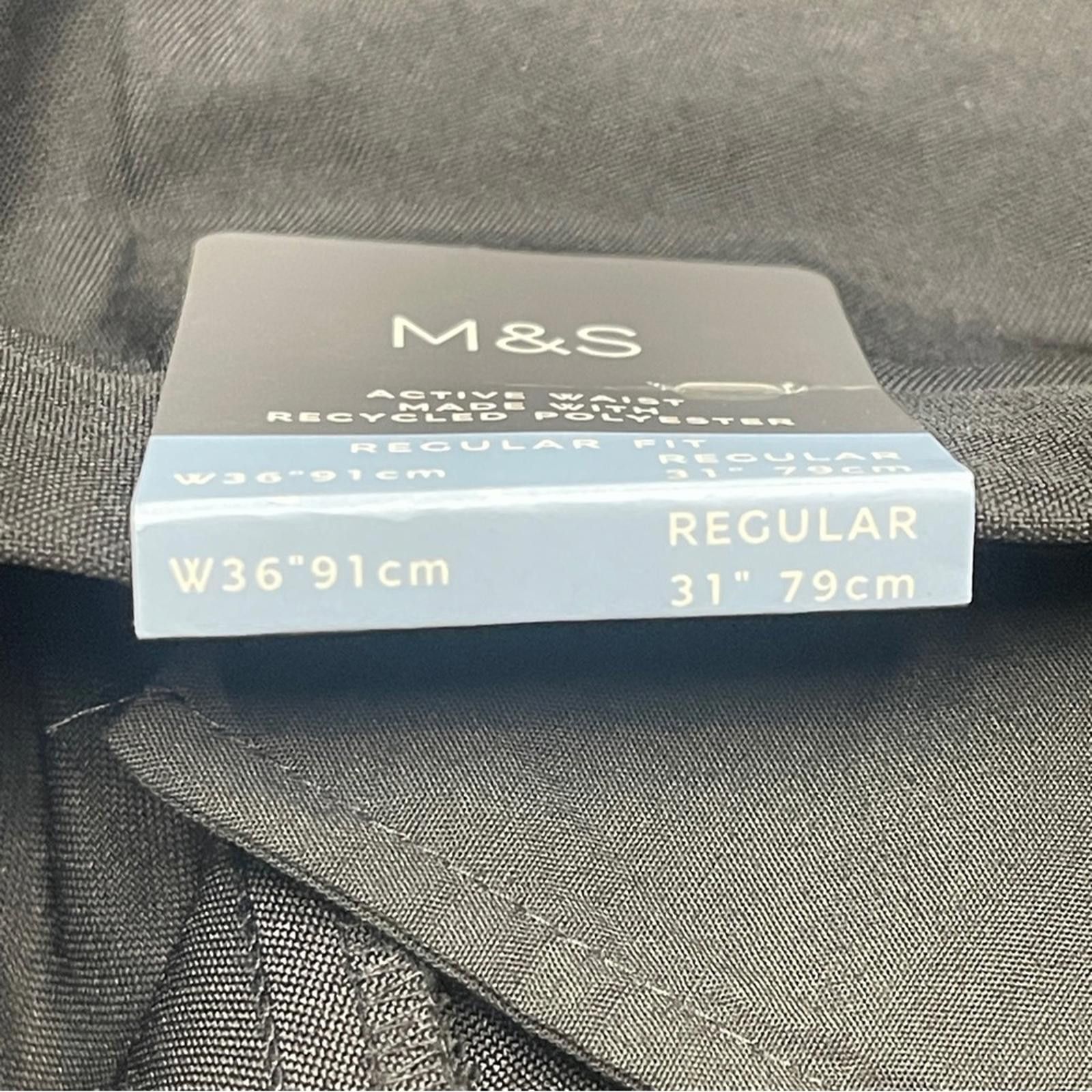 M.E. Sport M&S Classic Black Dress Trousers - NWT Size 44R - 7 Thumbnail