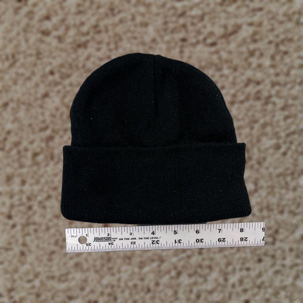 Vintage Beanie Toque Adult One Size Black Knit 100% Acrylic Winter Snow Ski Outdoors Size ONE SIZE - 1 Thumbnail