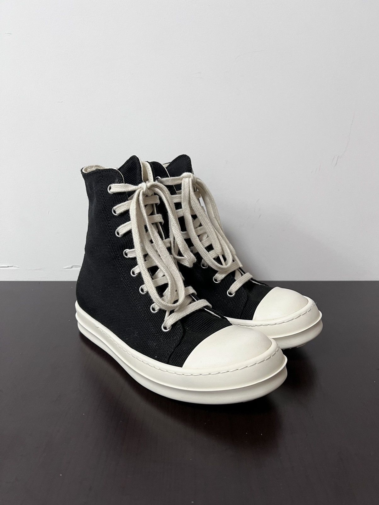 Rick Owens Drkshdw Rick owens drkshdw ramones high top sneakers Size US 6 / IT 36 - 5 Thumbnail