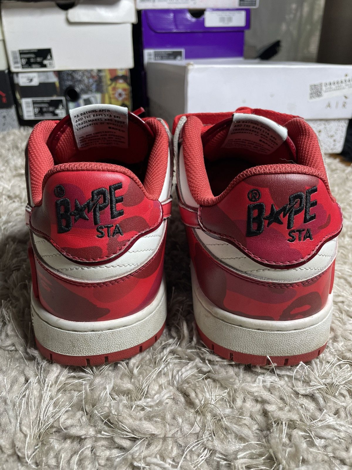Bape Bape S8 Sta #1 M2 Red Size US 11 / EU 44 - 6 Thumbnail