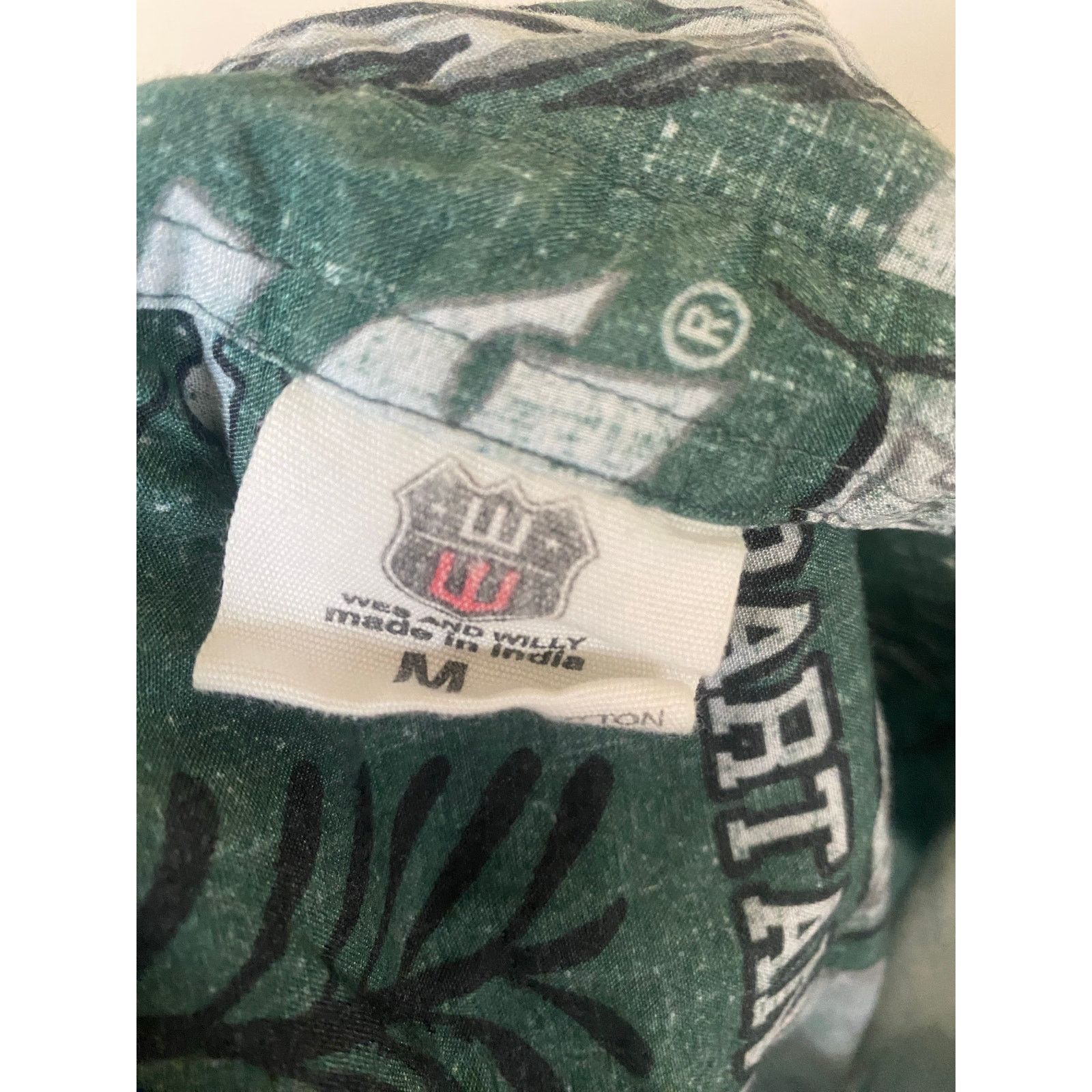 NCAA Wes & Willy M Cabana Boy Hawaiian Shirt Michigan State Size US M / EU 48-50 / 2 - 4 Thumbnail