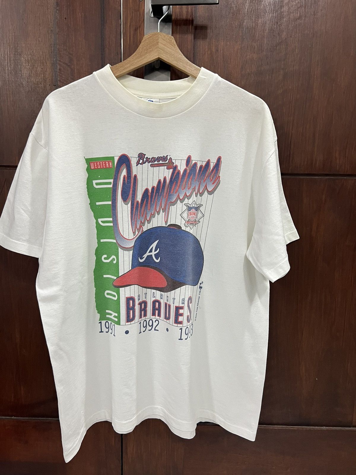 MLB Vintage 90’s MLB Atlanta Shirts Size US XL / EU 56 / 4 - 1 Thumbnail