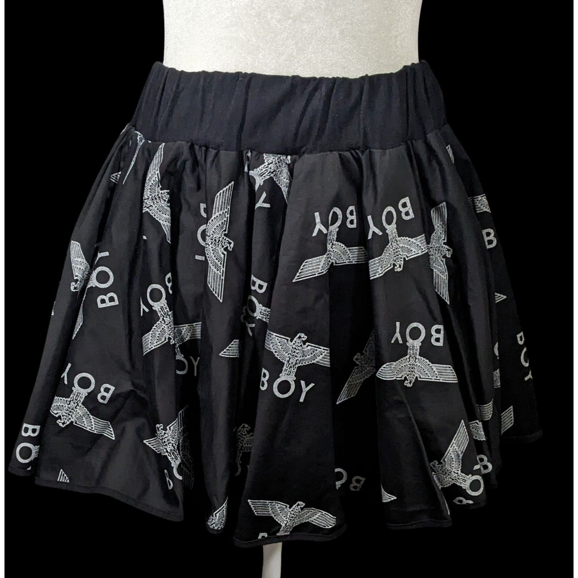 Boy London Black And White Circle Skirt Size Small