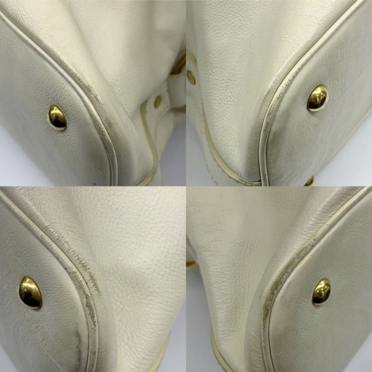 Yves Saint Laurent YSL rive gauche Muse Iconic Bag Large White Leather Size ONE SIZE - 8 Thumbnail