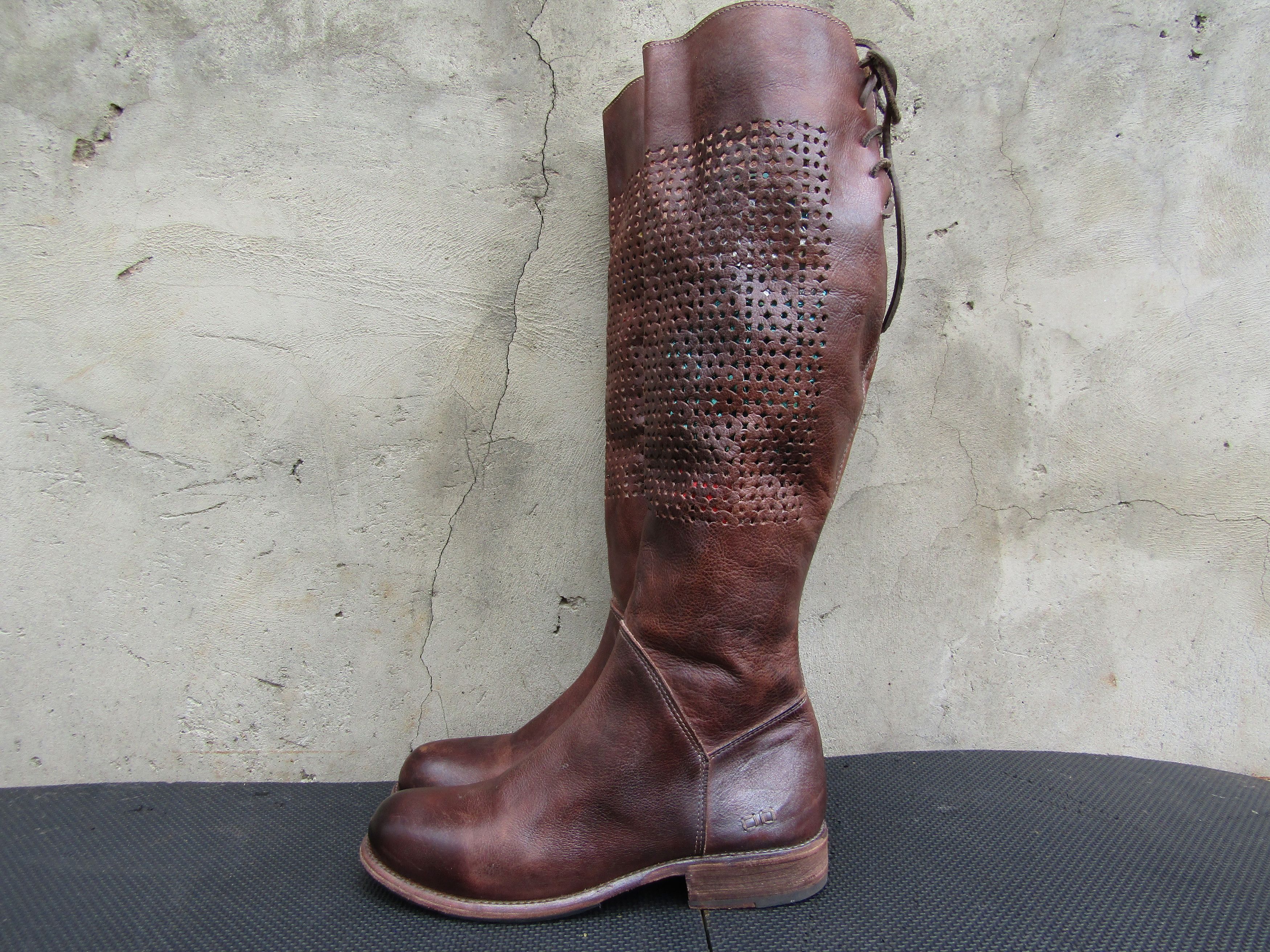 Bed Stu BED STU Cambridge Perforated Tall Leather Moto Biker Tall Size US 10 / IT 40 - 8 Thumbnail