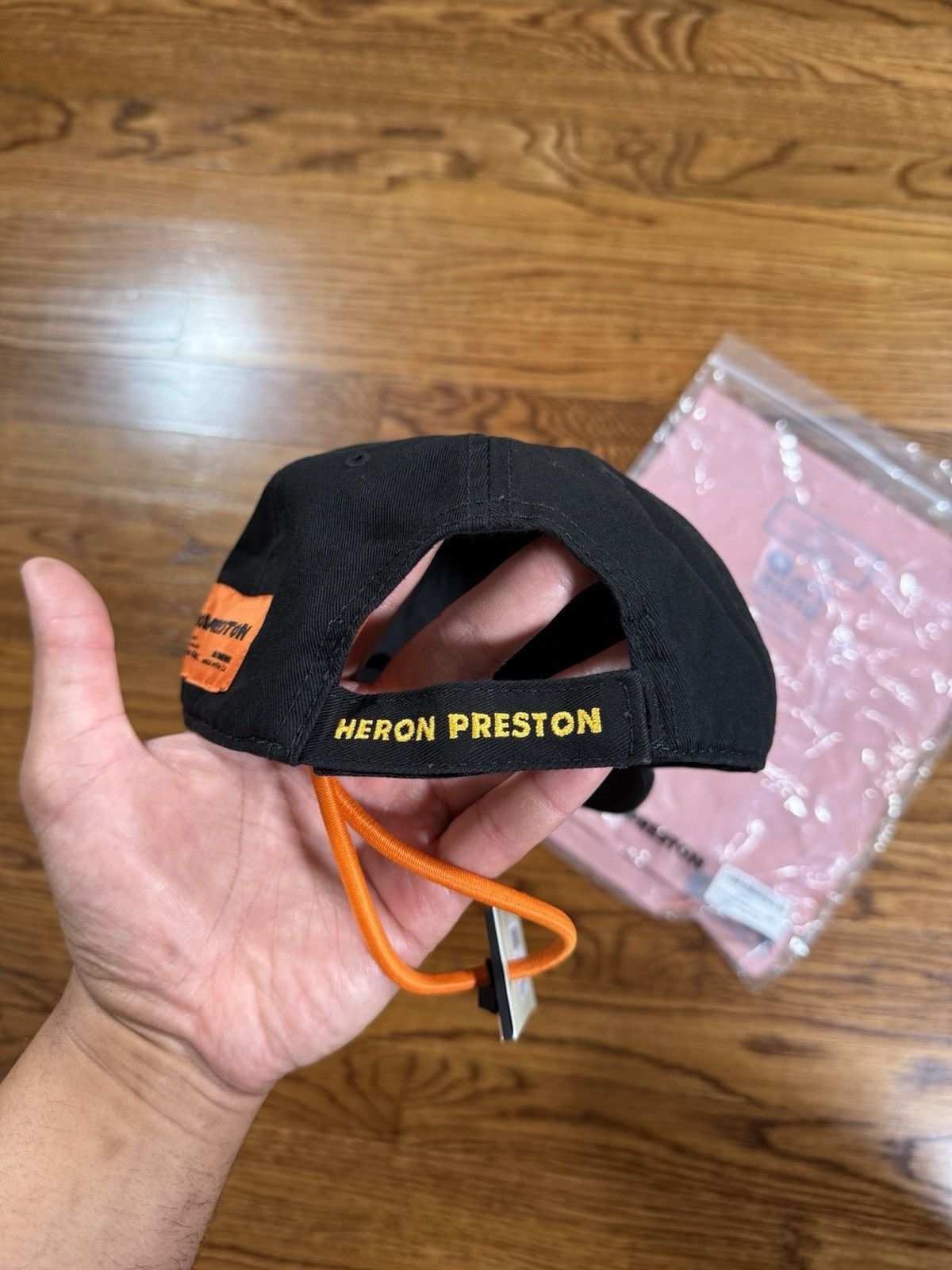Heron Preston Heron Preston x Caterpillar Patch Baseball Cap Black OS NWT Size ONE SIZE - 7 Thumbnail